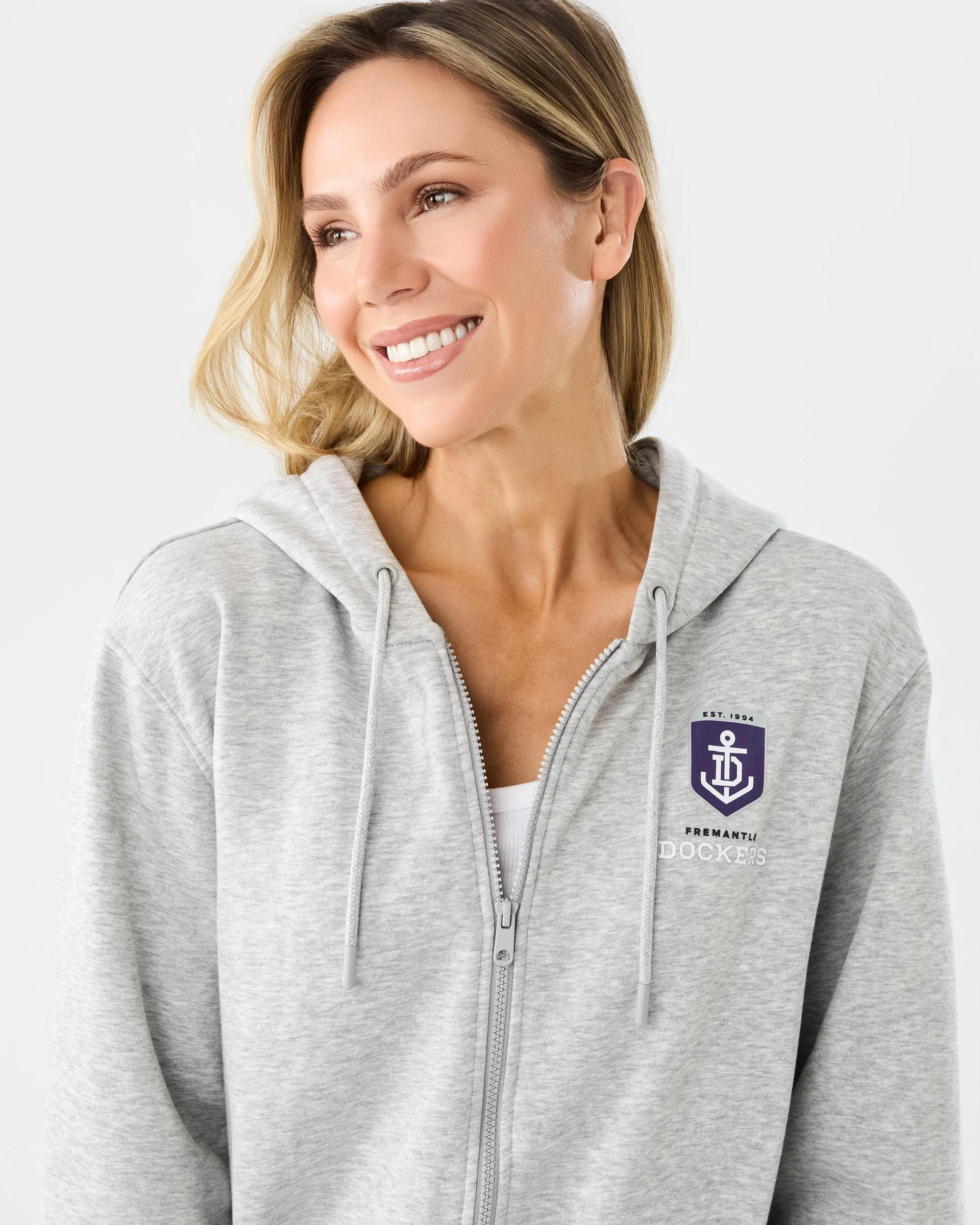 4 Official AFL Adult Zip Through Hoodie Fremantle, 4 of 10