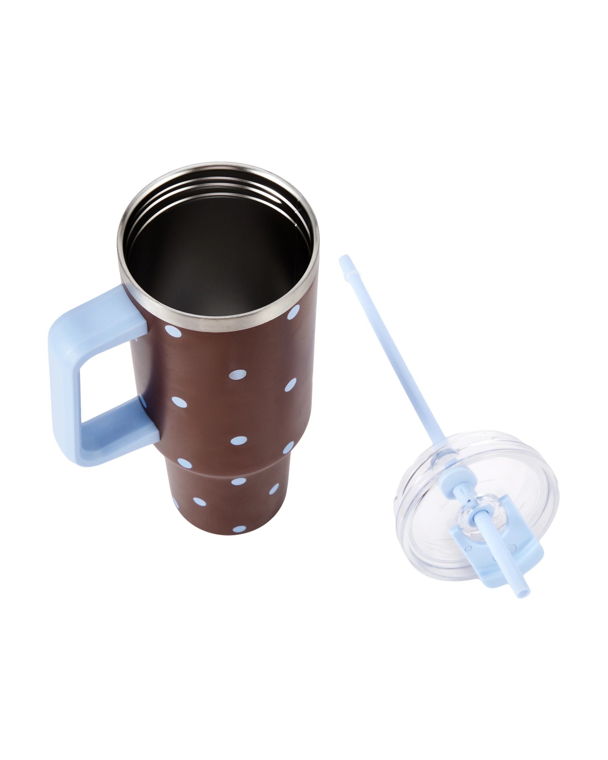 4 1.18L Jumbo Tumbler with Handle - Brown, 4 of 7