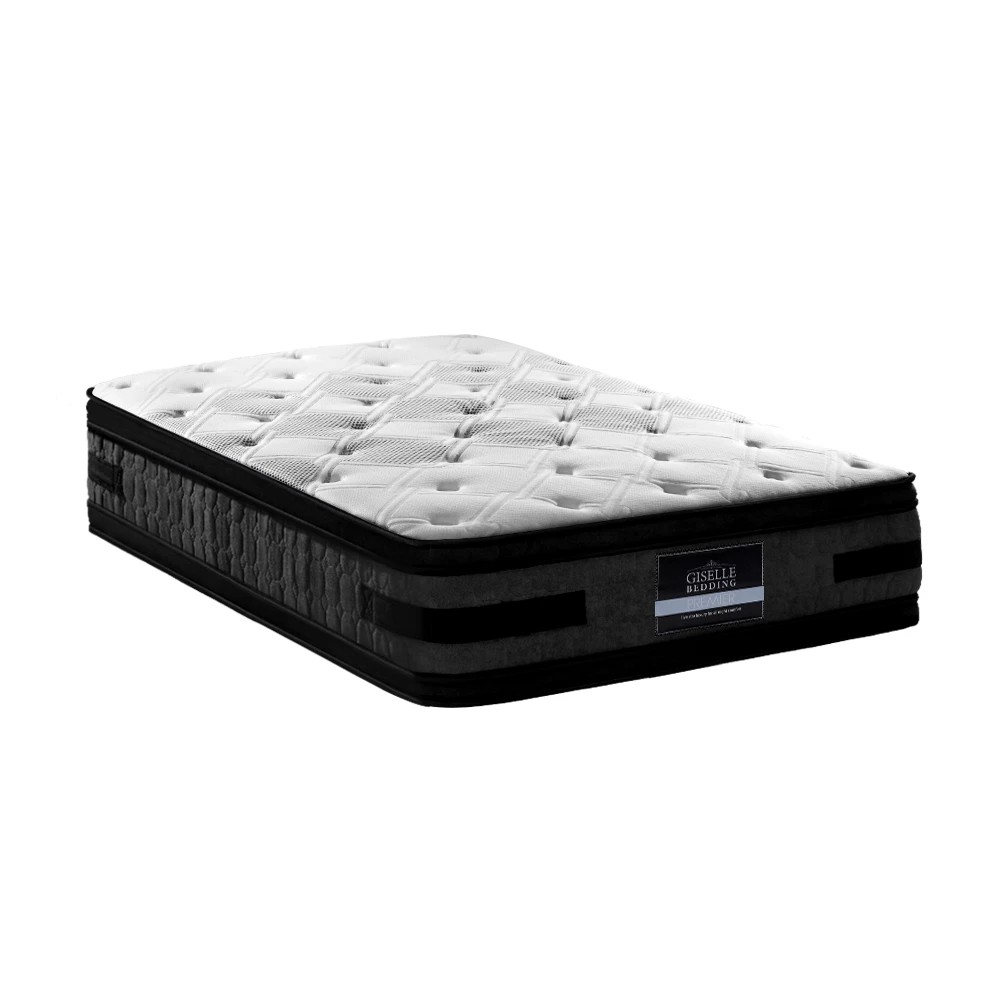 1 Giselle Bedding 36cm Mattress Cool Gel Memory Foam Single - Single Bed - Black, 1 of 8