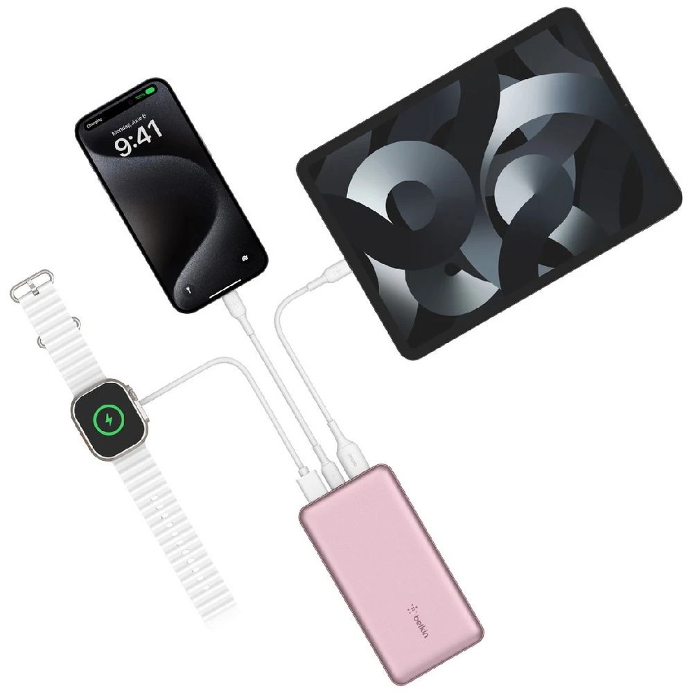 8 Belkin BoostCharge 10K 15W Powerbank Pink, 8 of 8