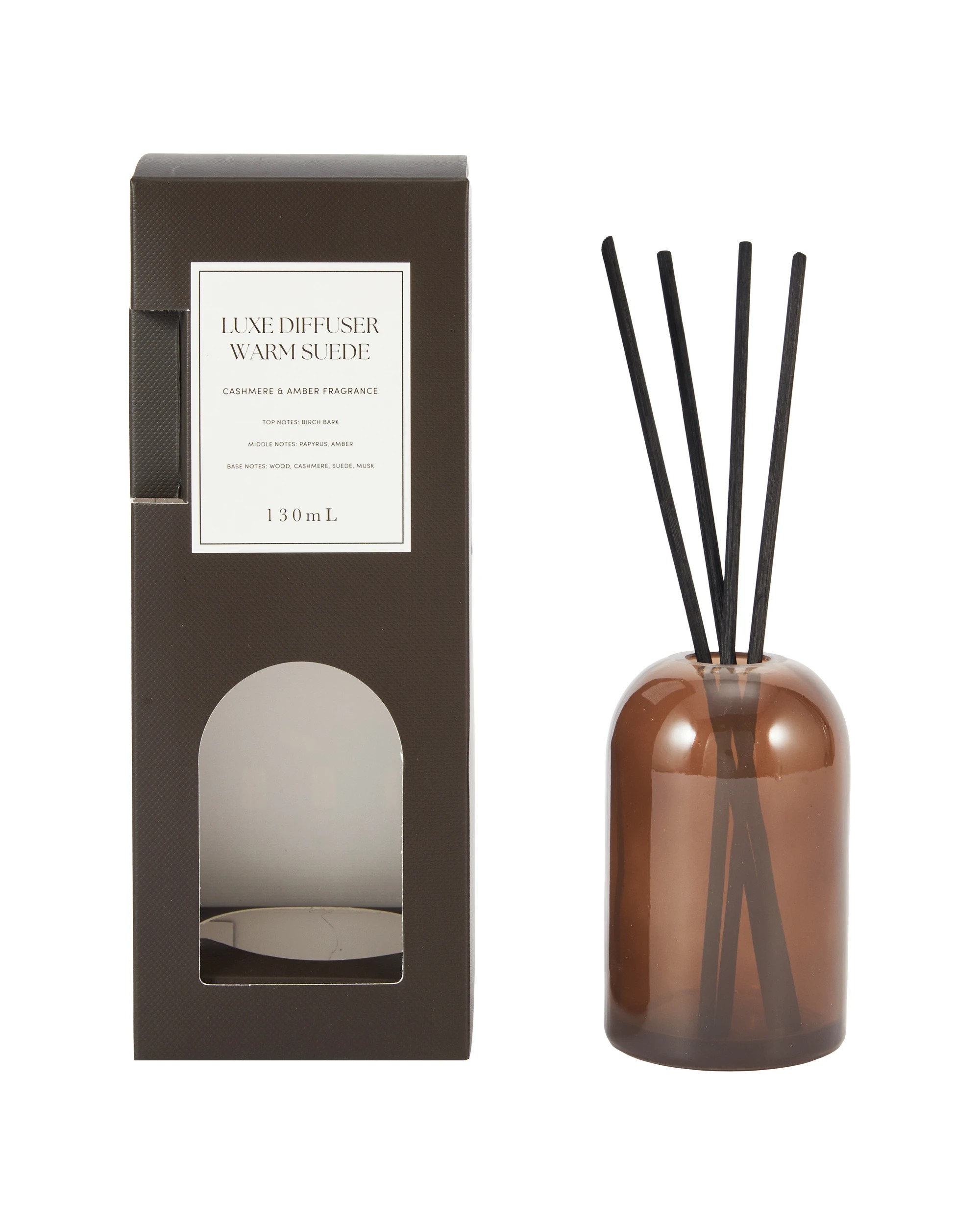 1 Luxe Warm Suede Reed Diffuser 130ml, 1 of 6
