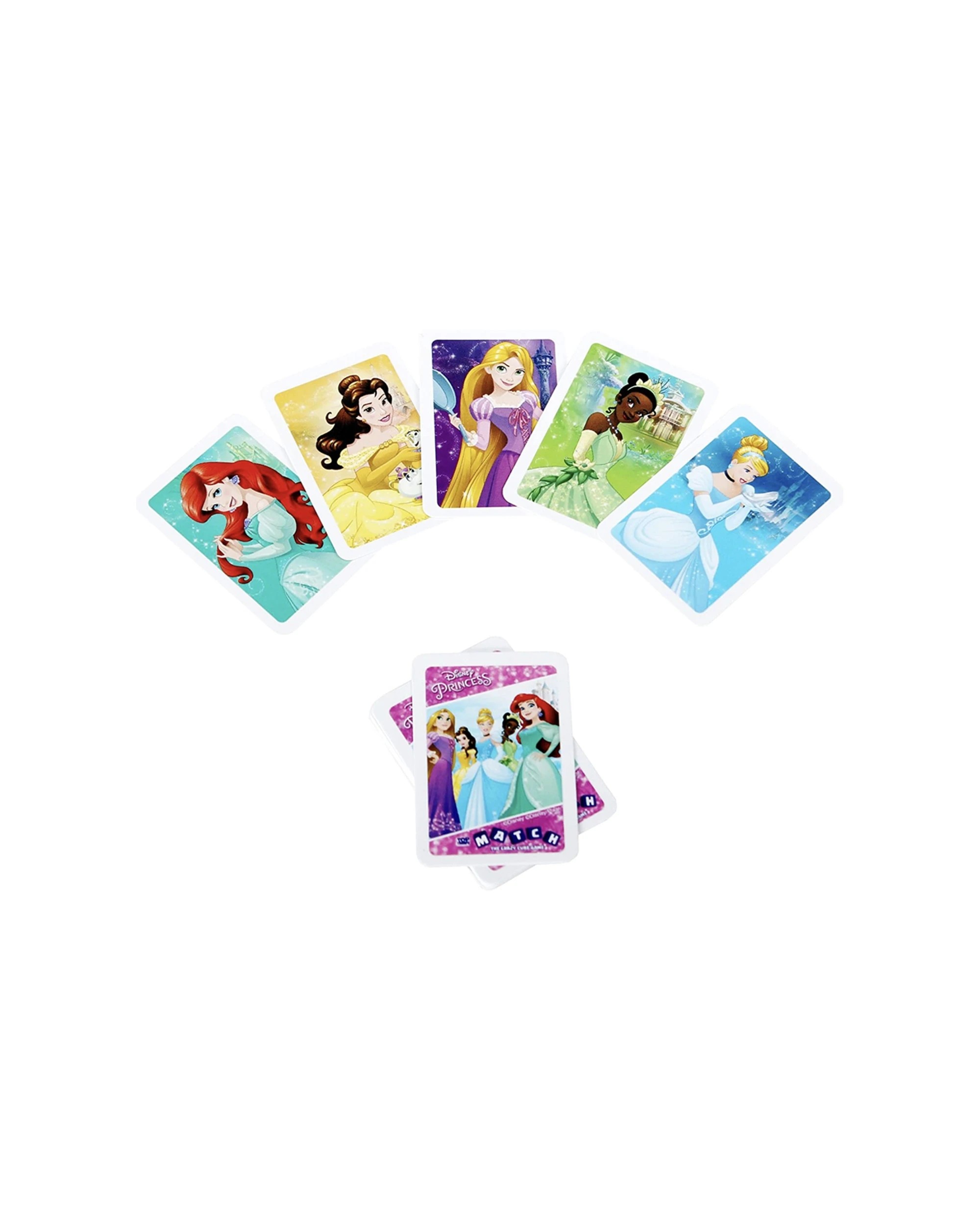 5 Top Trumps Match Disney Princess Kids Family Tabletop Matching Card Game - Multi, 5 of 5