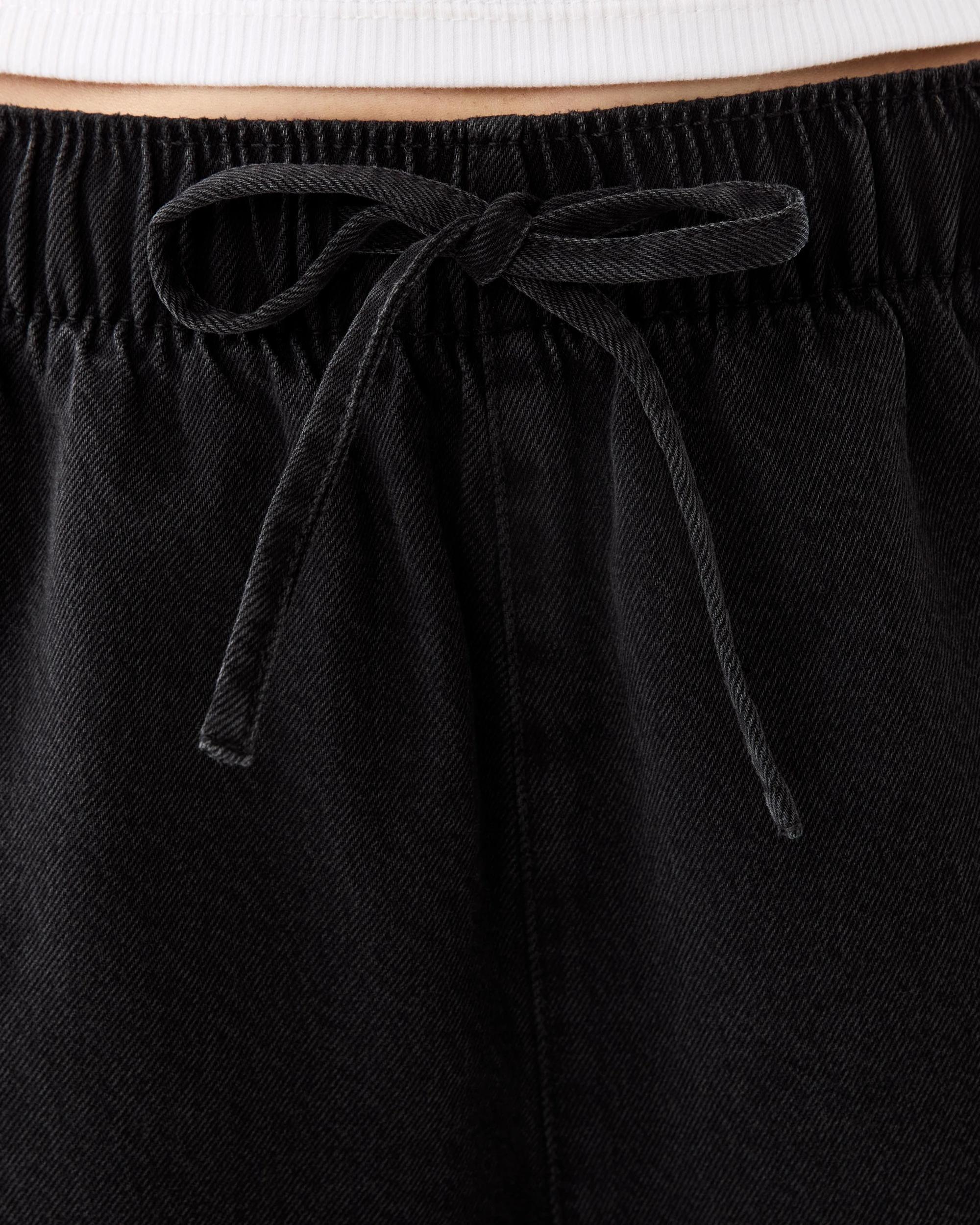 4 Comfort Wide Leg Jeans Blk Denim, 4 of 7