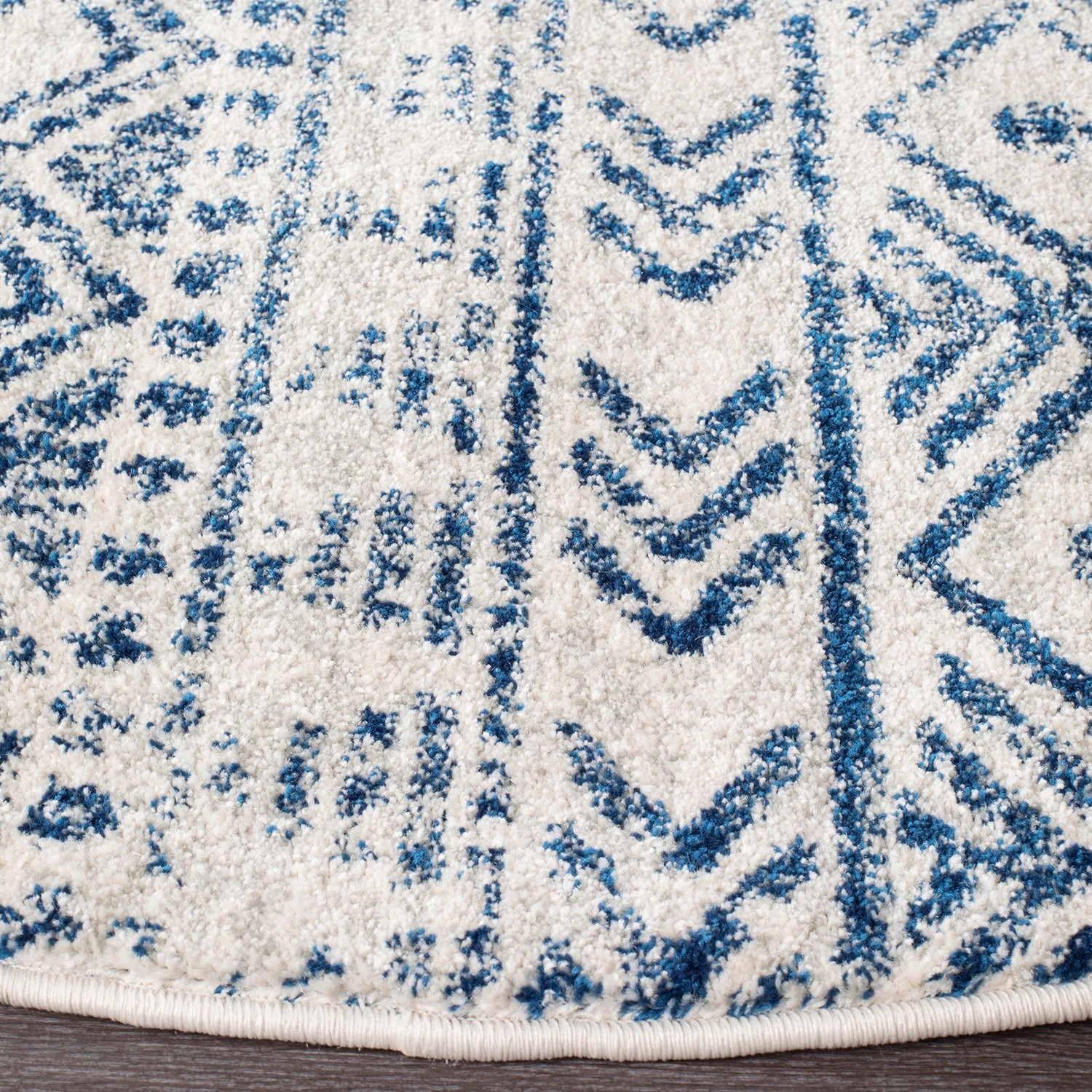 3 Common Ground Rugs Bluebay 456 150x150cm - Small Round Rug - Blue, 3 of 5