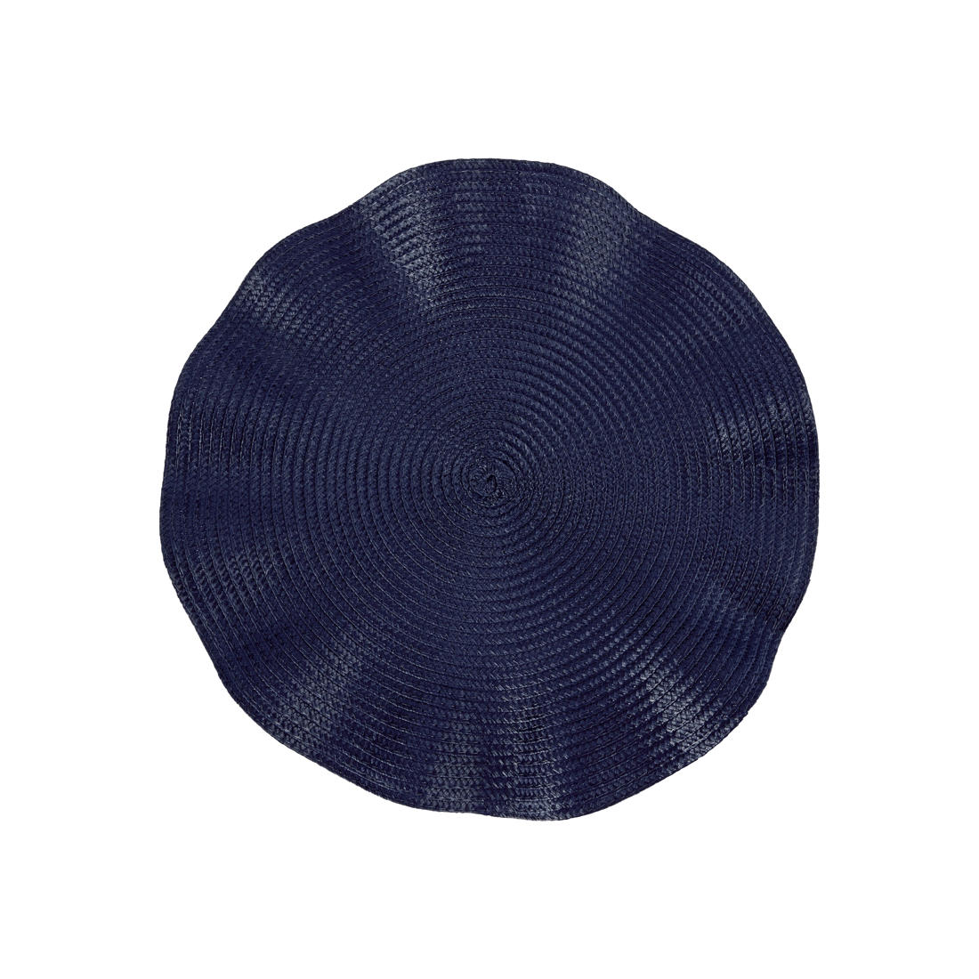 1 Blue Weave Ruffle Placemat, 1 of 3