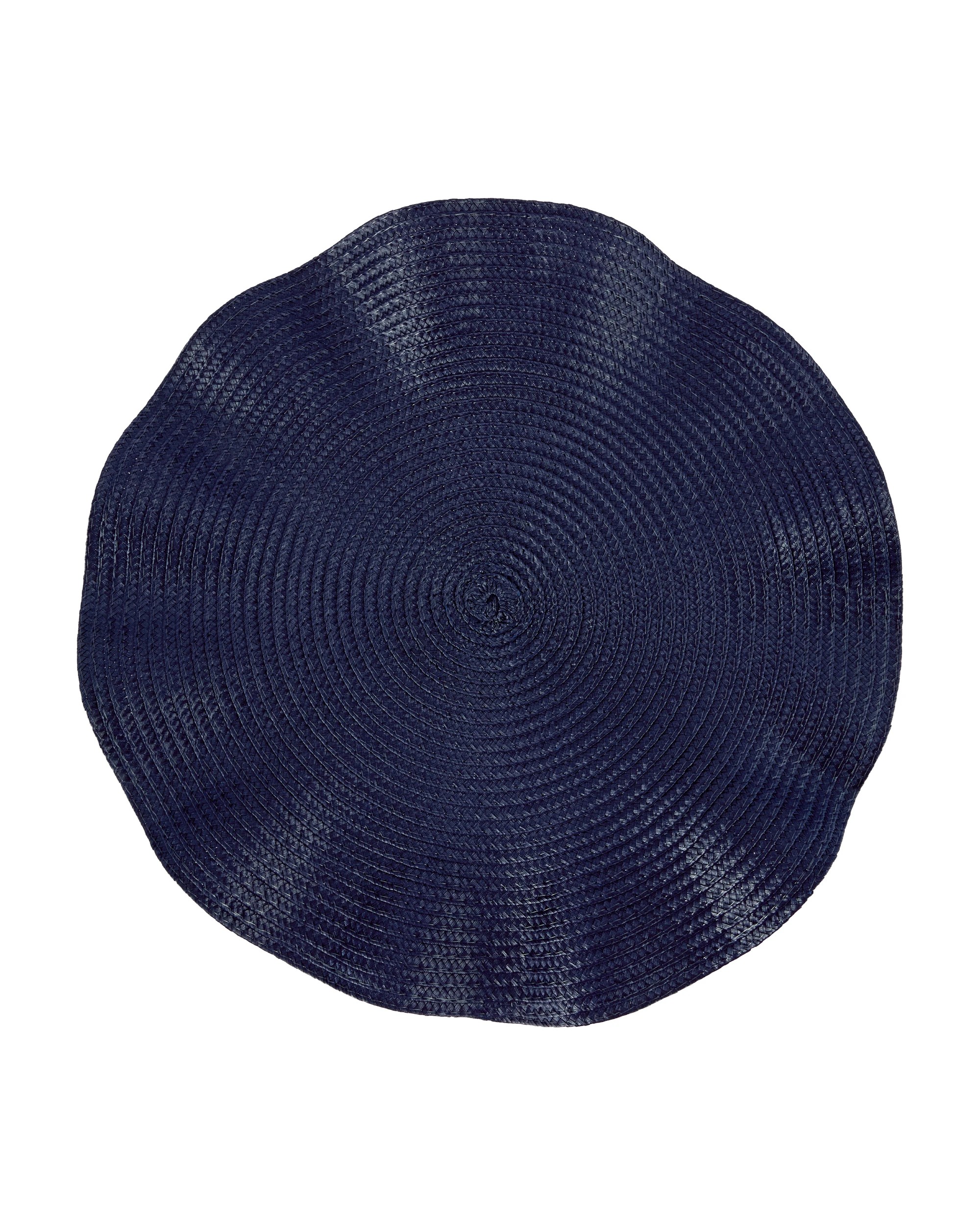 1 Blue Weave Ruffle Placemat, 1 of 3