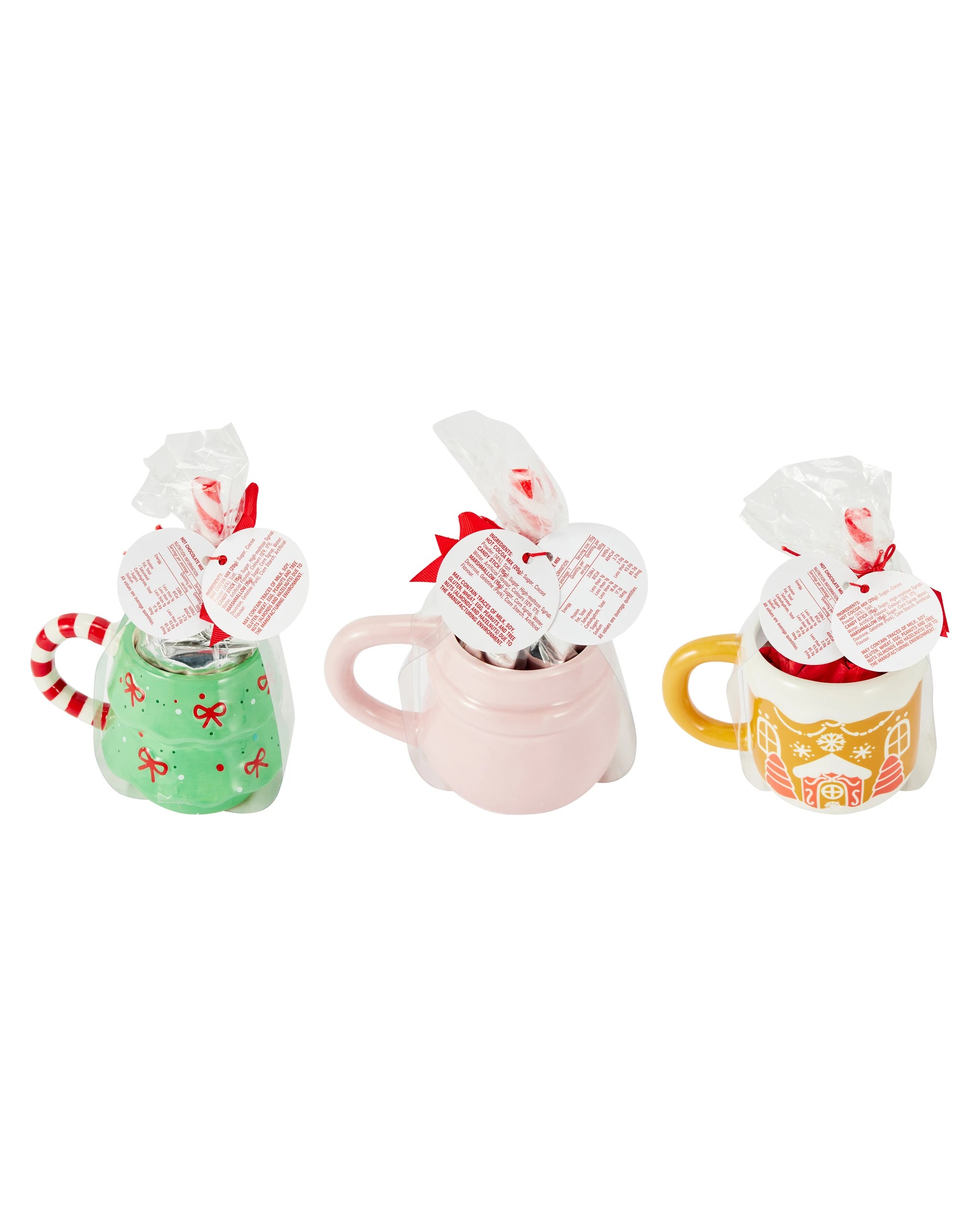 5 Hot Chocolate Ceramic Mug Gift Set 50g - Assorted, 5 of 5