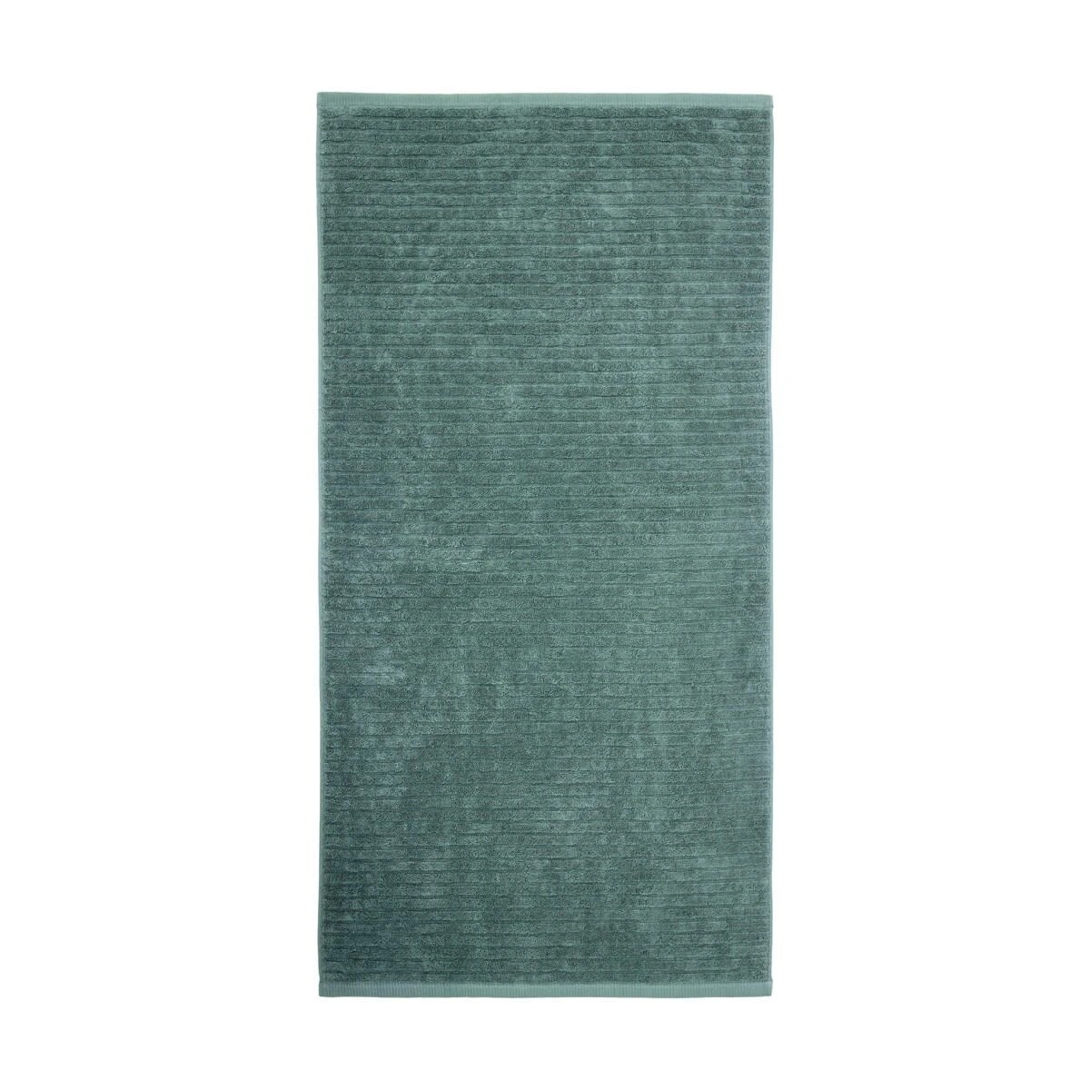 3 Cotton Bath Towel - Teal, 3 of 4