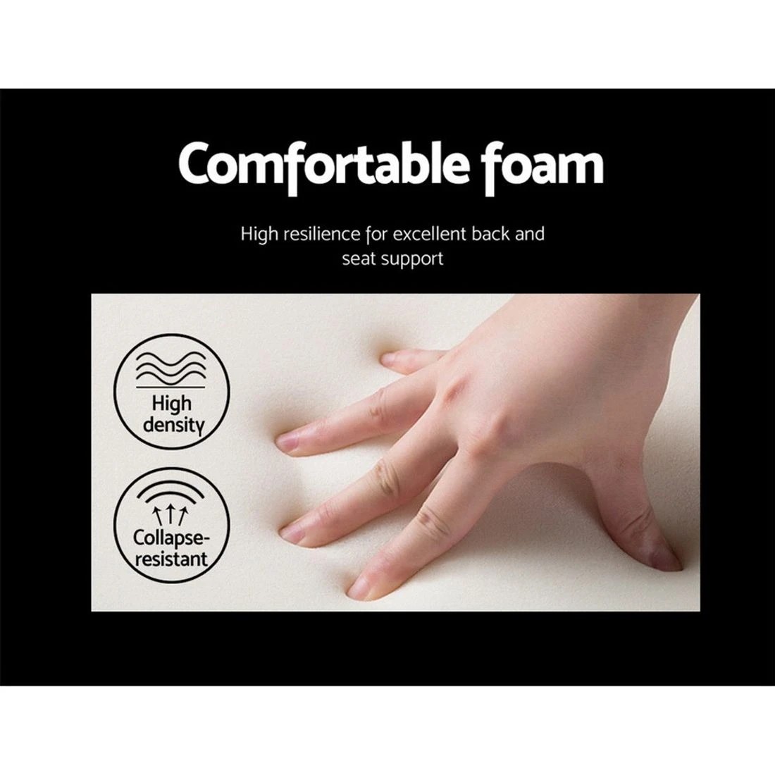 3 Artiss Dining Chairs Set of 4 Fabric Retro Replica DSW - Multi, 3 of 7