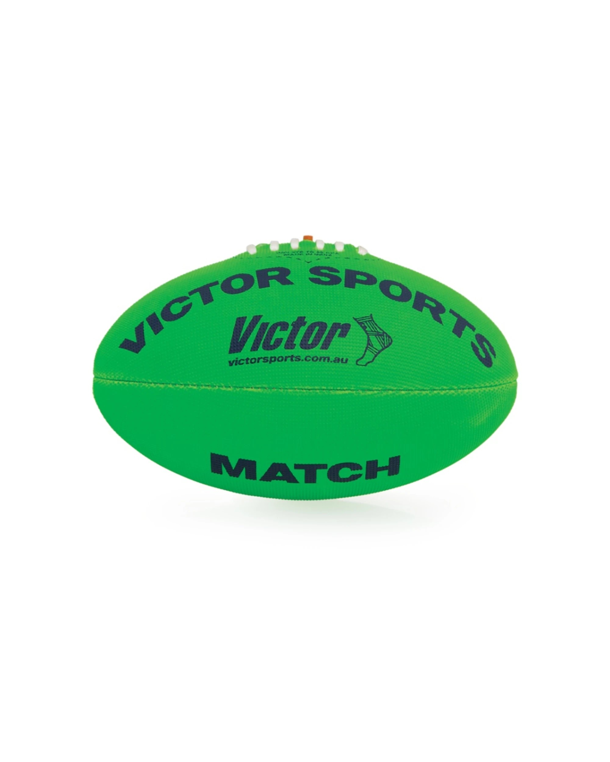 1 Victor Sports Synthetic Football Durable Hand Stitched Size 3 - Green, 1 of 4