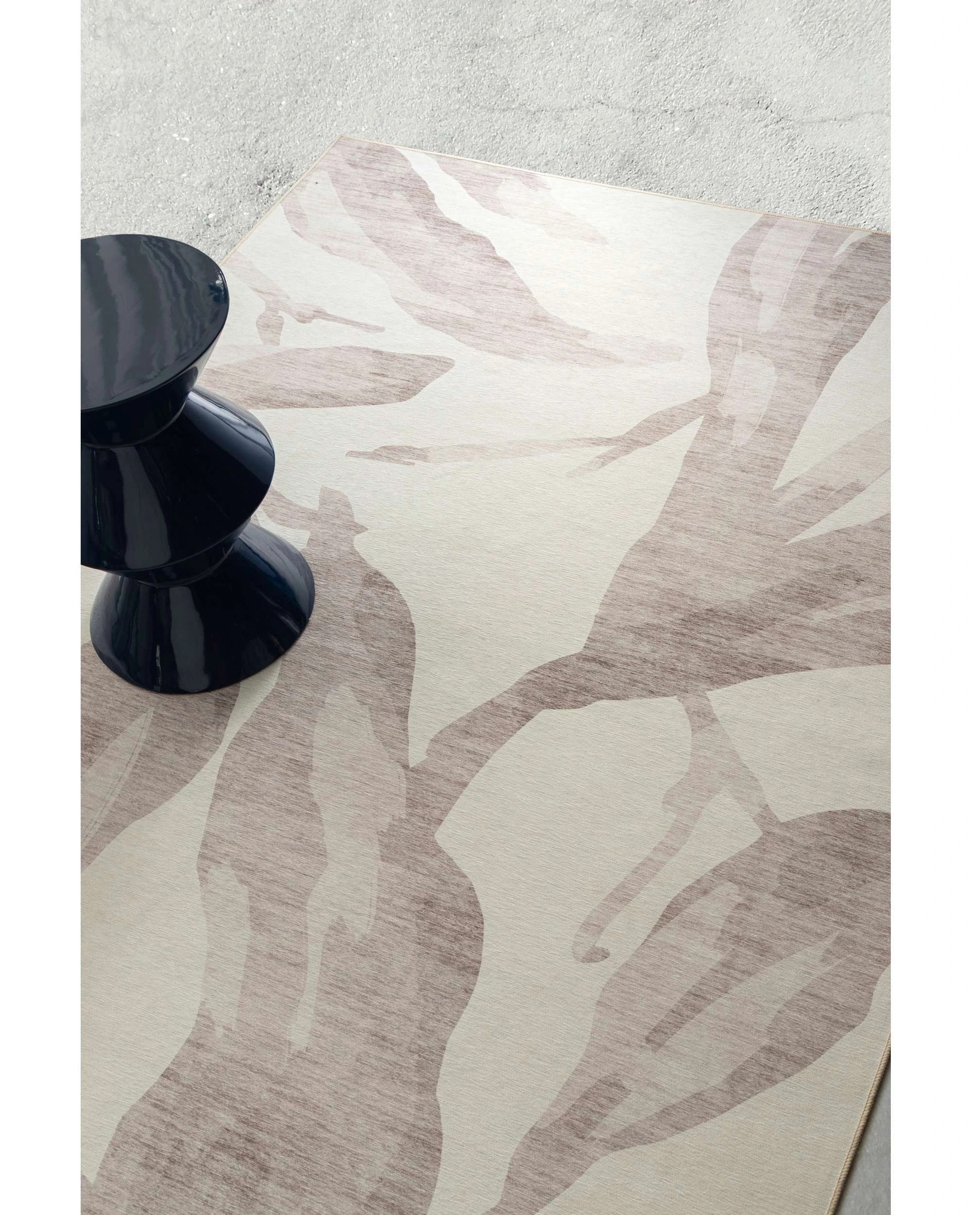 3 Loopsie Bainbridge Leaf Shadow Indoor Outdoor Washable Rug-290cm x 200cm - White, 3 of 8
