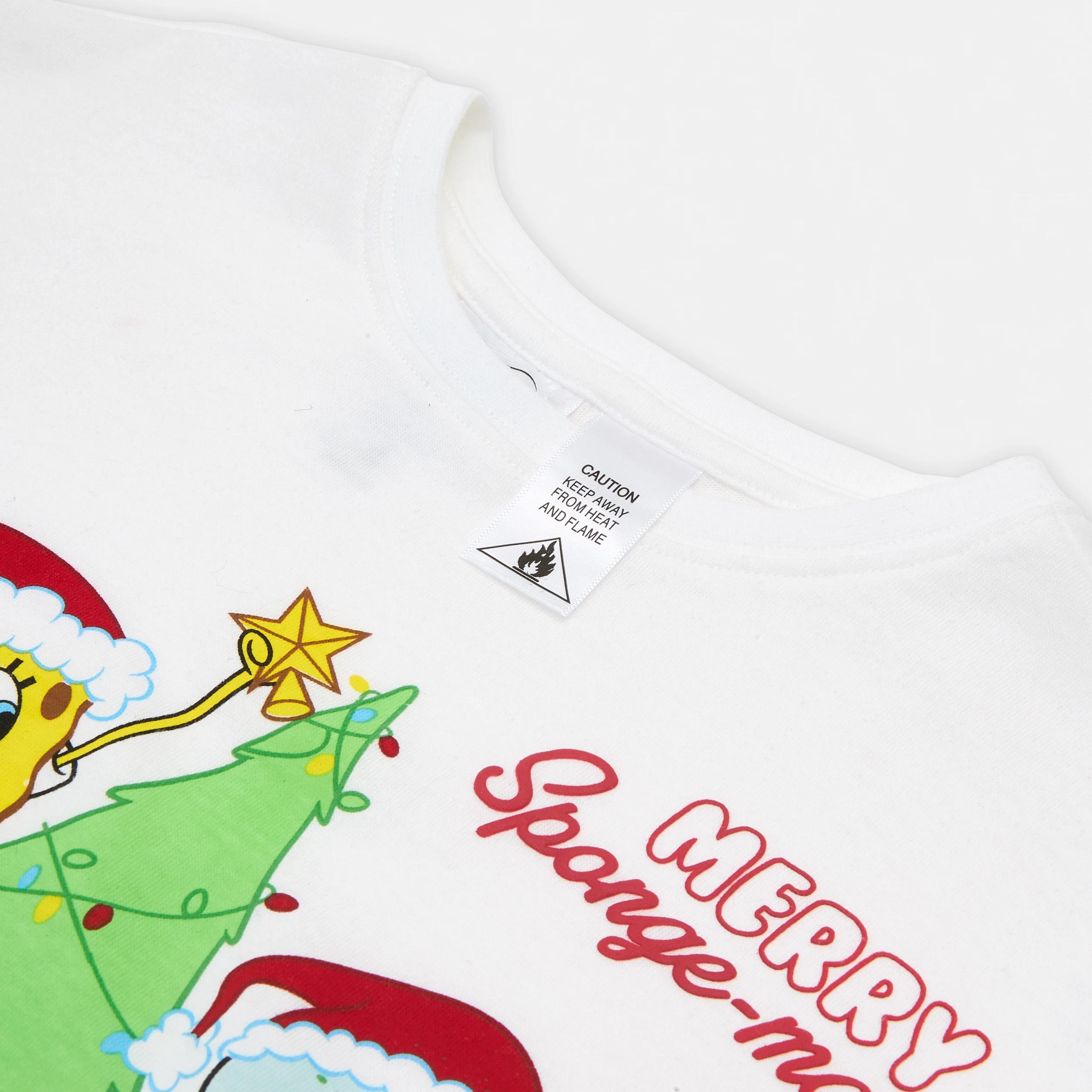 8 SpongeBob SquarePants License Christmas Family Matching Knit Pyjama Set SPONGE BOB XMAS, 8 of 9