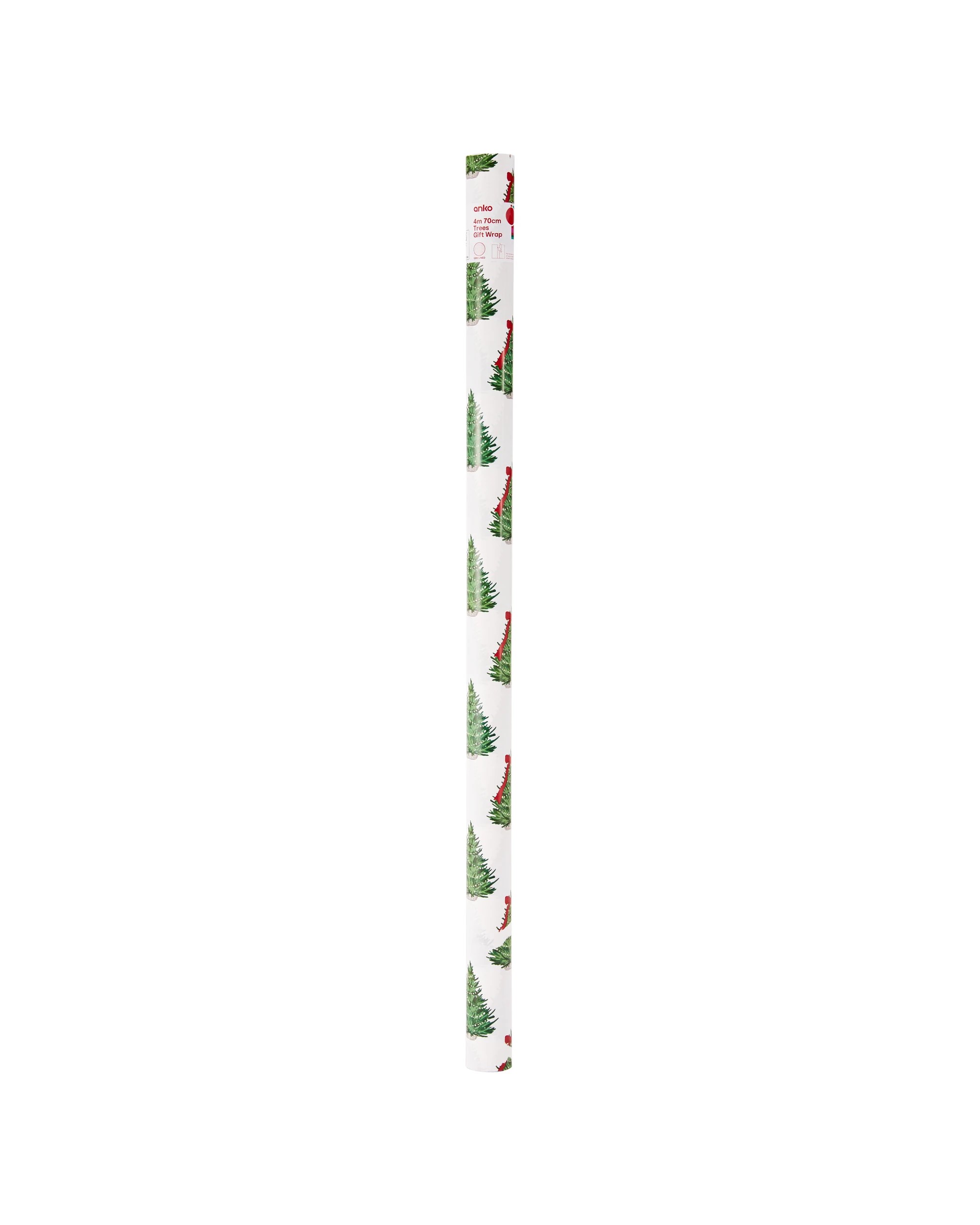 4 4m Trees Gift Wrapping Paper, 4 of 4
