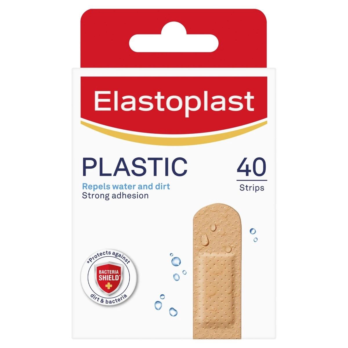 1 Elastoplast 40 Pack Plastic Water-Resistant Plasters, 1 of 6