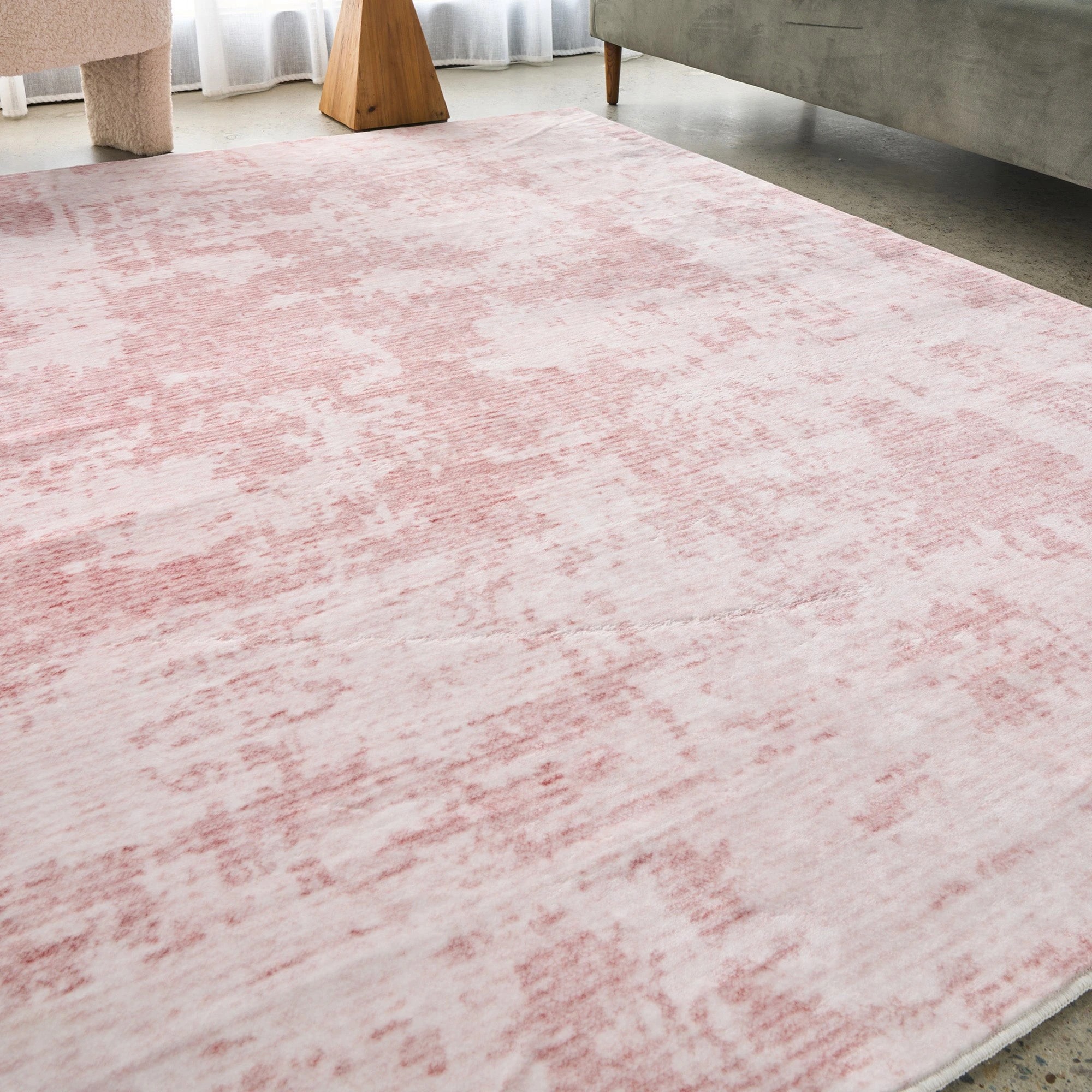 2 Common Ground Rugs Vitality Muse 220x150cm - Medium Washable Pet Friendly Rug - Pink, 2 of 10