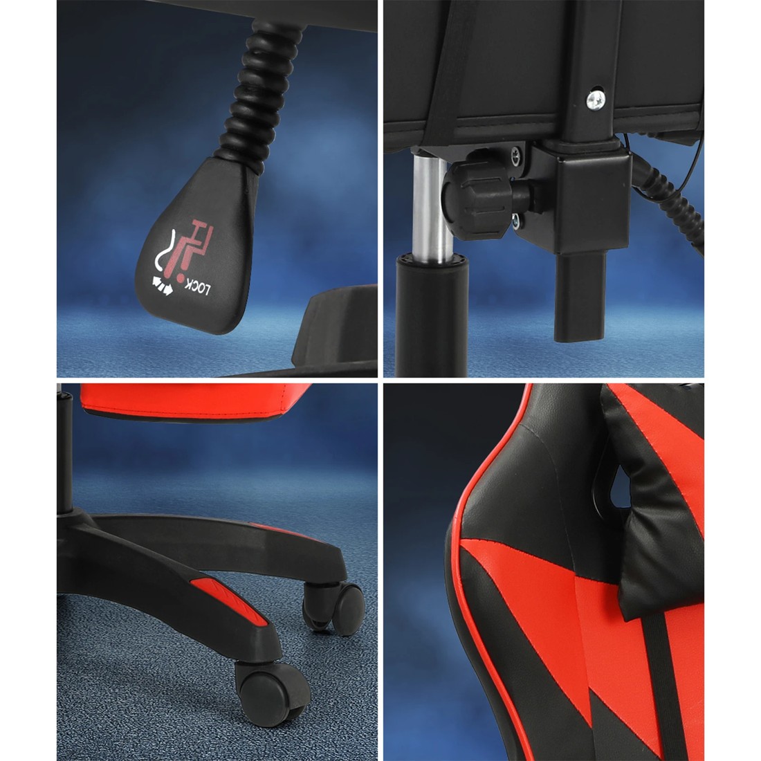 7 Oikiture Massage Gaming Office Chair Recliner
 - Multi, 7 of 10