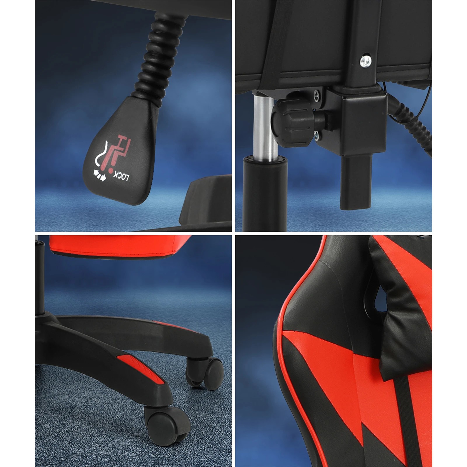 7 Oikiture Massage Gaming Office Chair Recliner
 - Multi, 7 of 10