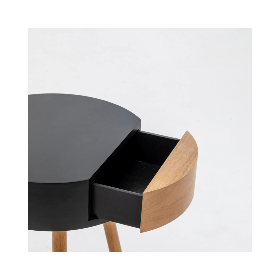 5 BR Home Florence Tripod Lamp with Shelf and Storage Drawer, 5 of 7