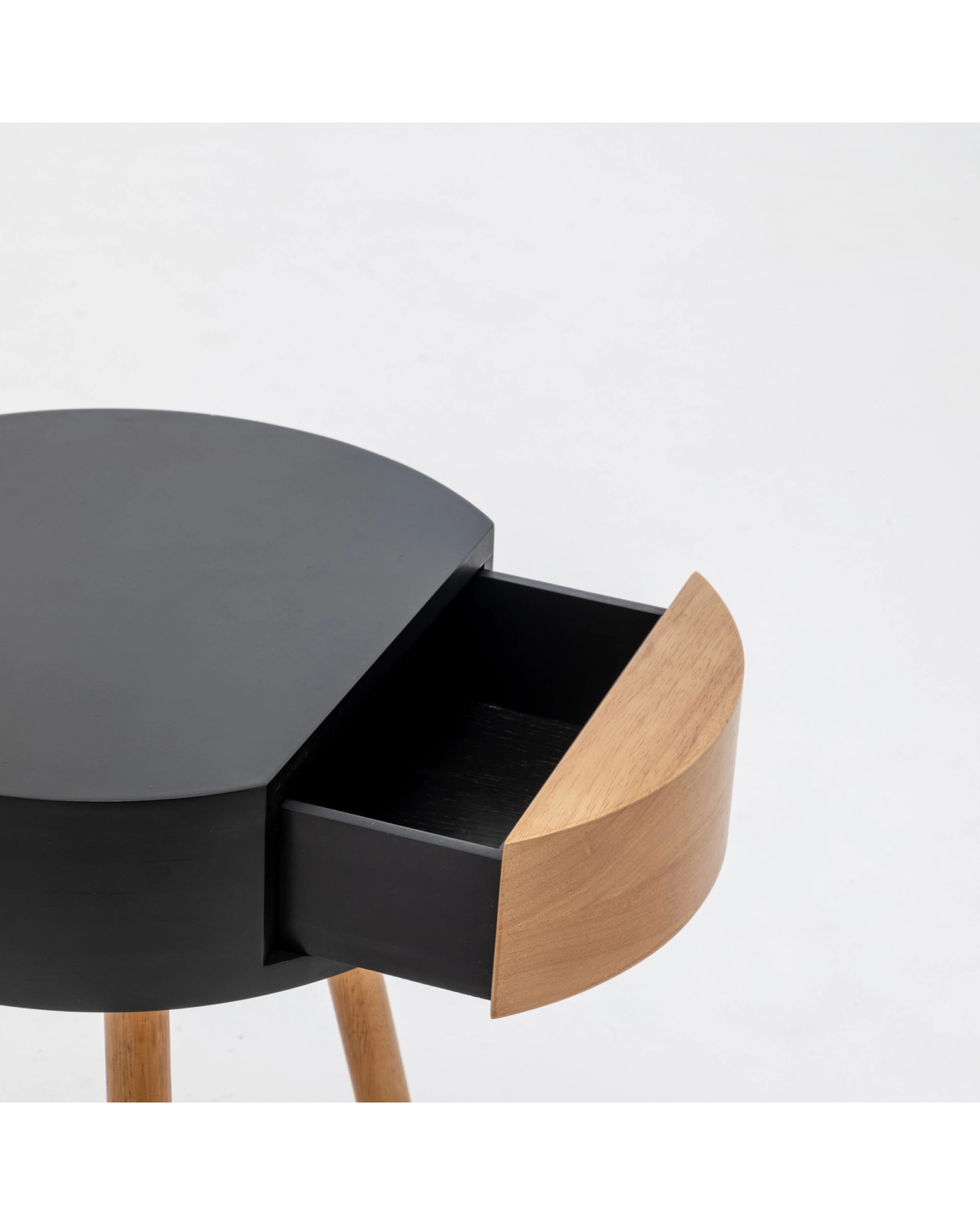 5 BR Home Florence Tripod Lamp with Shelf and Storage Drawer, 5 of 6