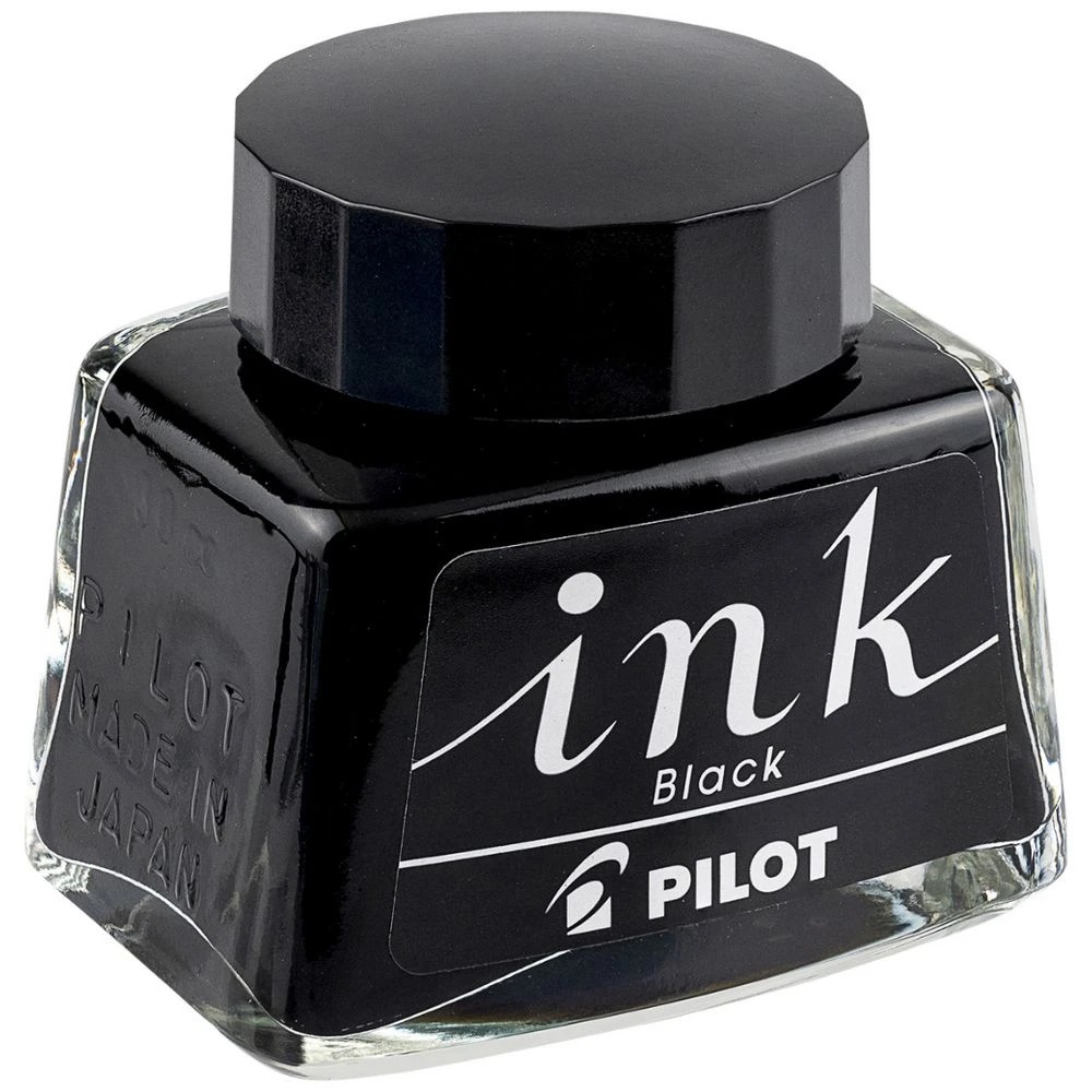 2 PILOT INK-30-B Ink Bottle 30ml Black, 2 of 3