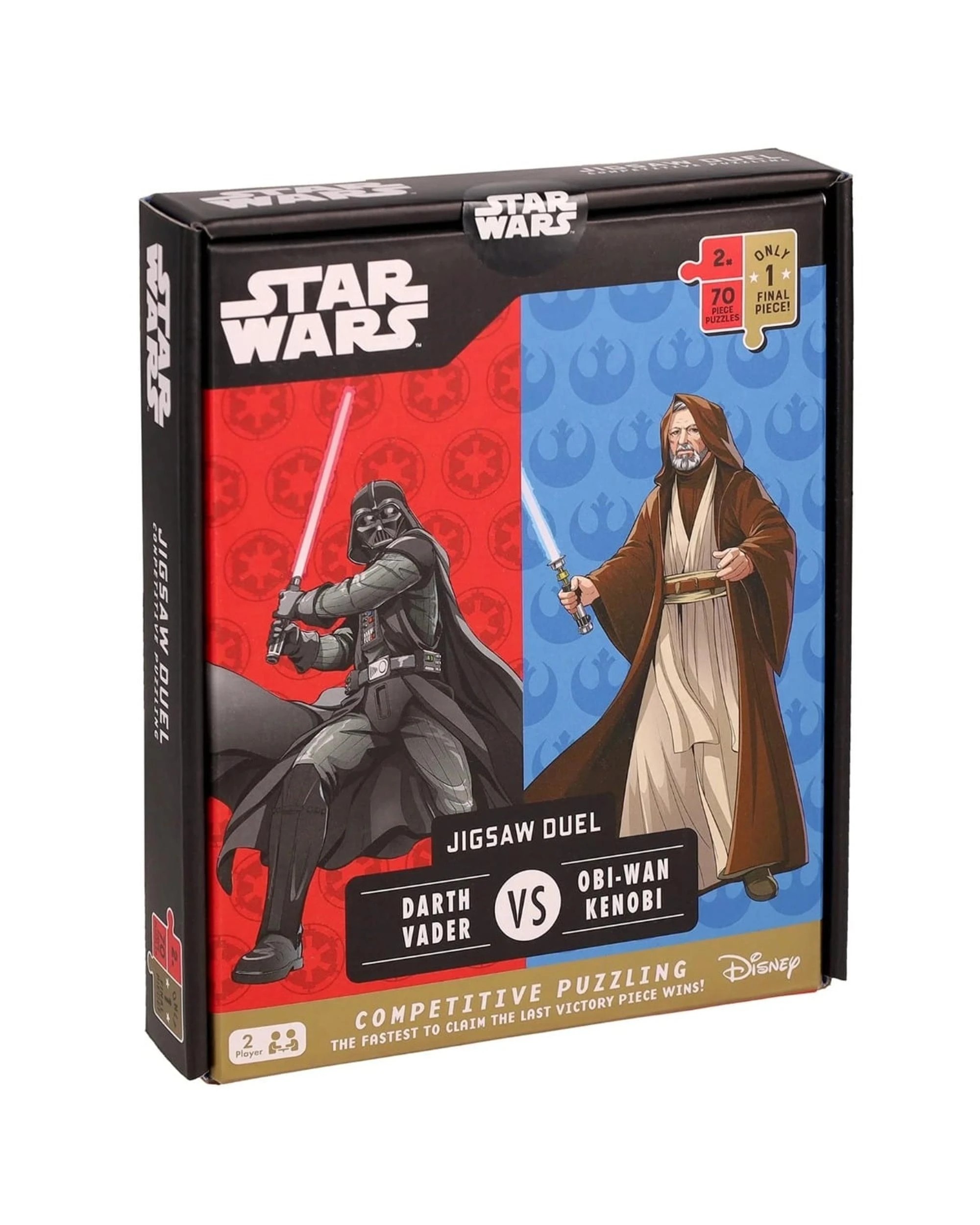 1 Ridley's Star Wars Darth Vader Vs Obi-Wan Kenobi Jigsaw Duel Game, 1 of 3