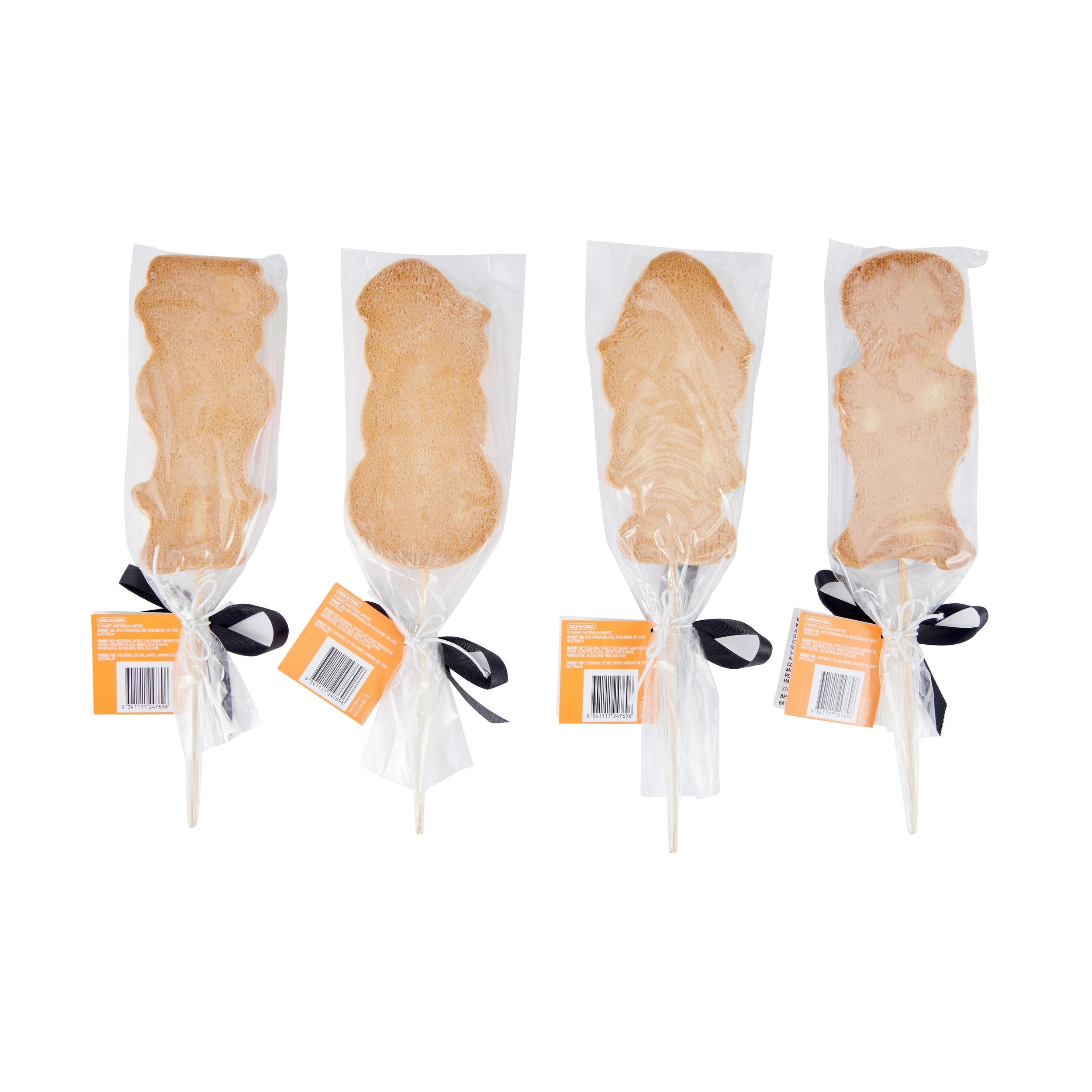 4 Halloween Cookie Kabob 55g - Assorted, 4 of 4