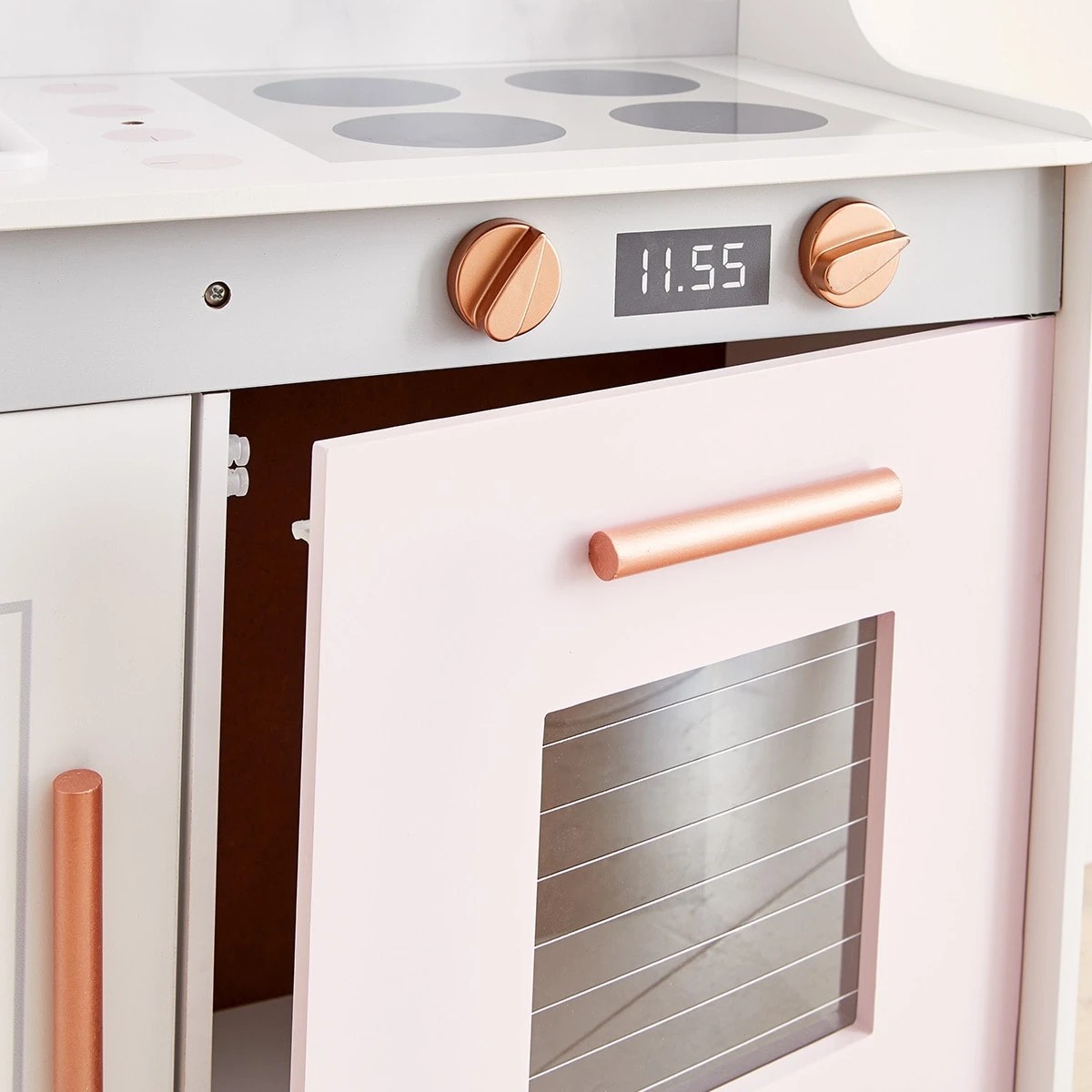9 Pink Large Wooden Kitchen Playset, 9 of 10