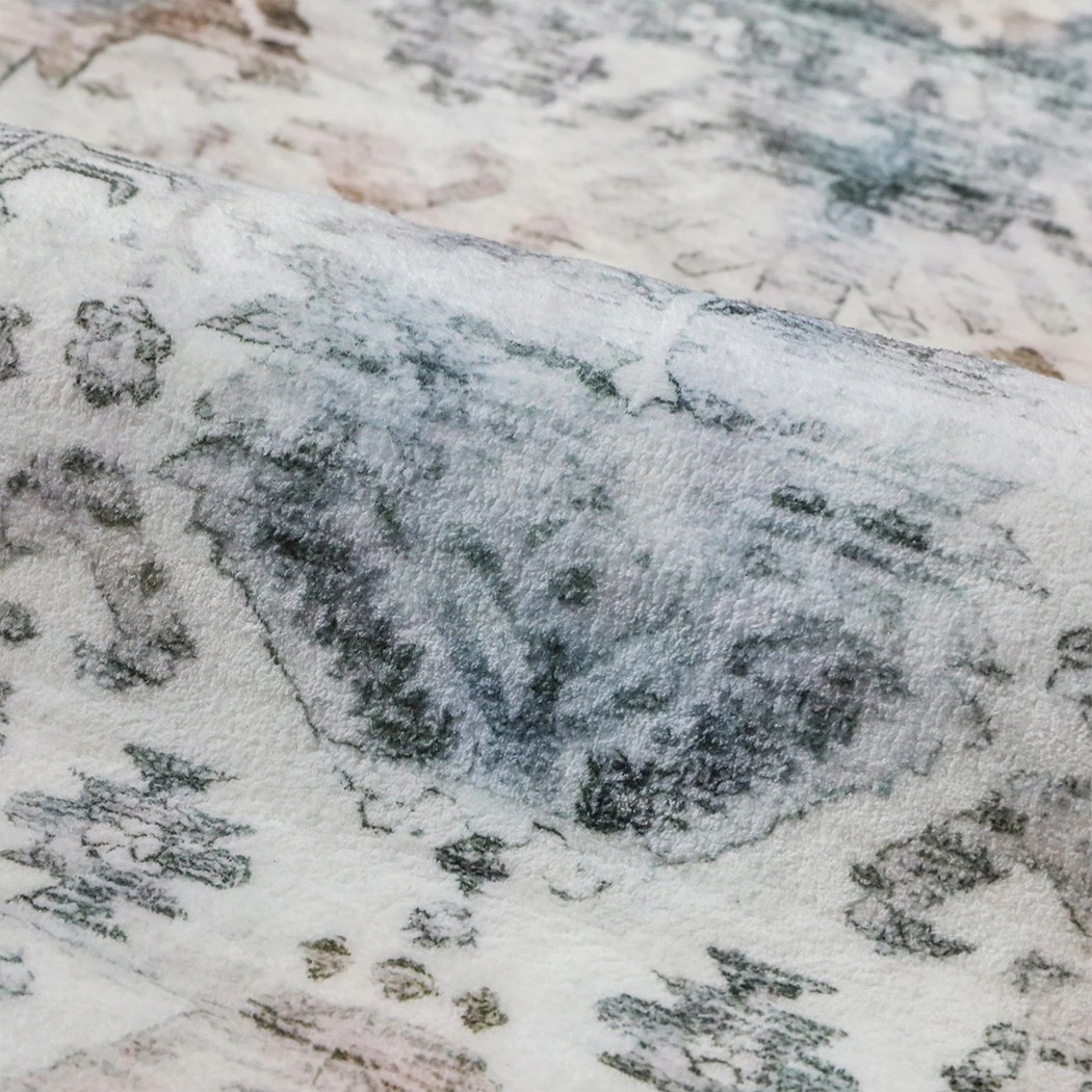 6 Marlow Machine Washable Floor Rug Distressed Vintage, 6 of 8