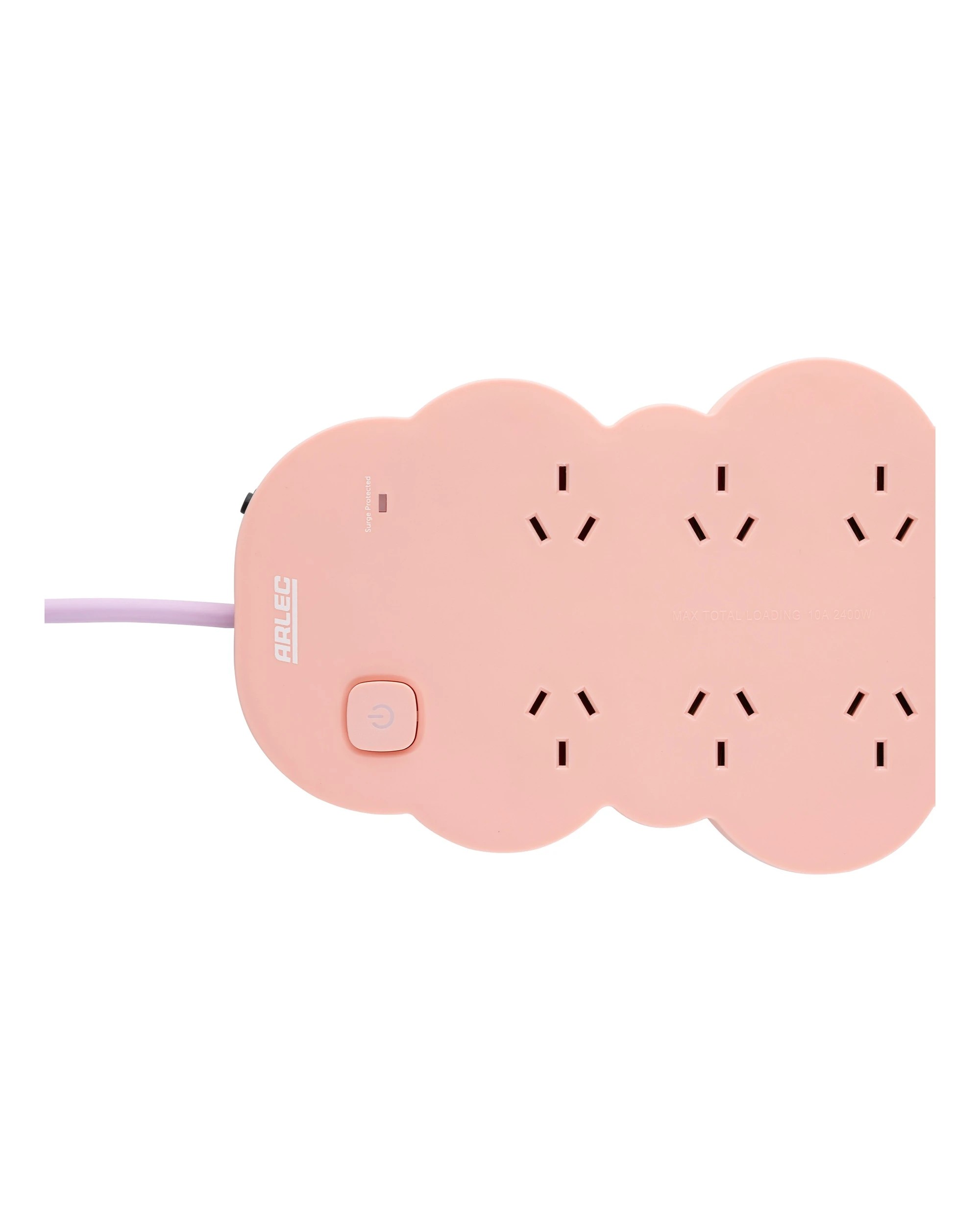 Arlec 8 Outlet Cloud Surge Protected Powerboard - Assorted - Kmart