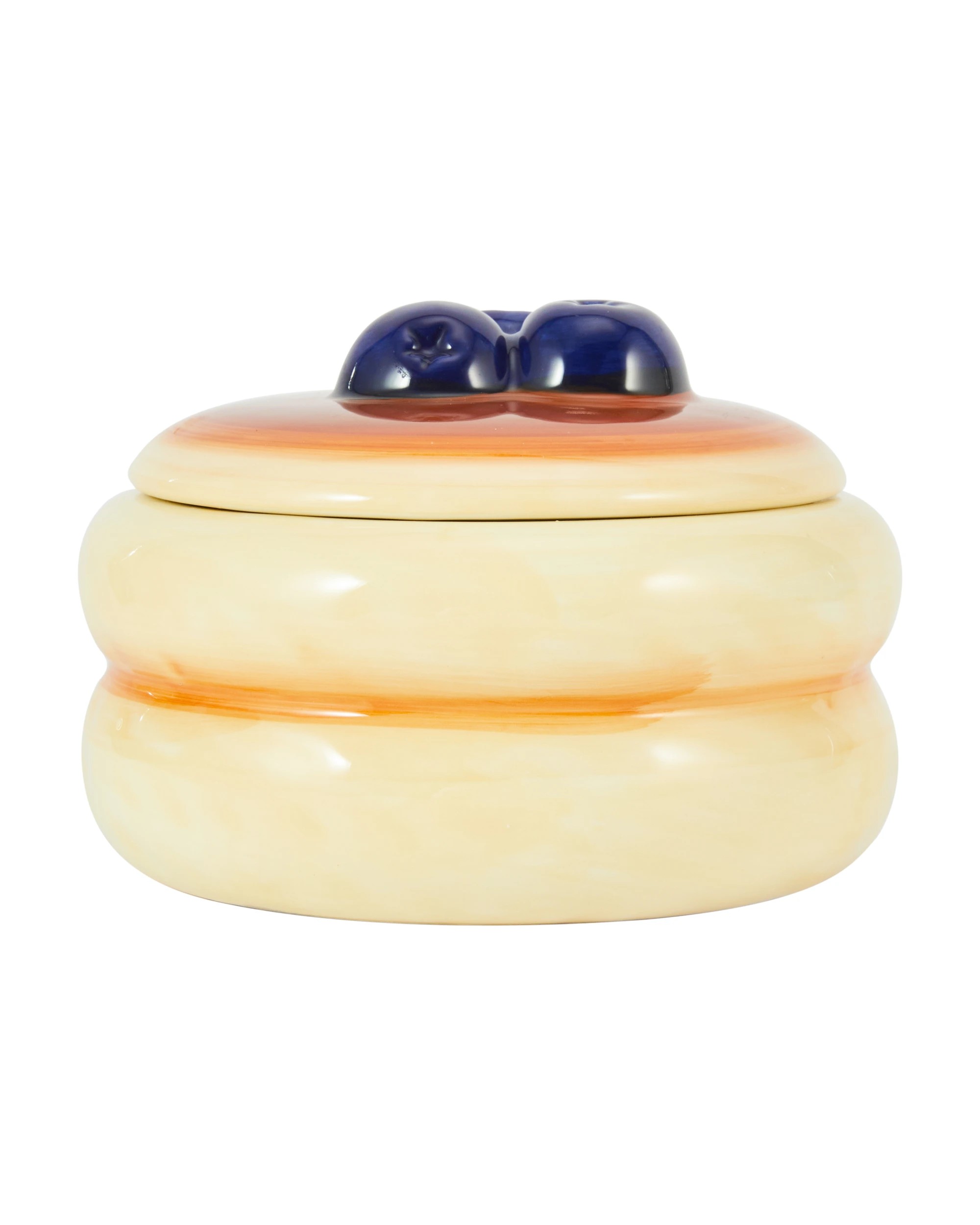 1 Ceramic Souffle Pancake Candle, 1 of 6