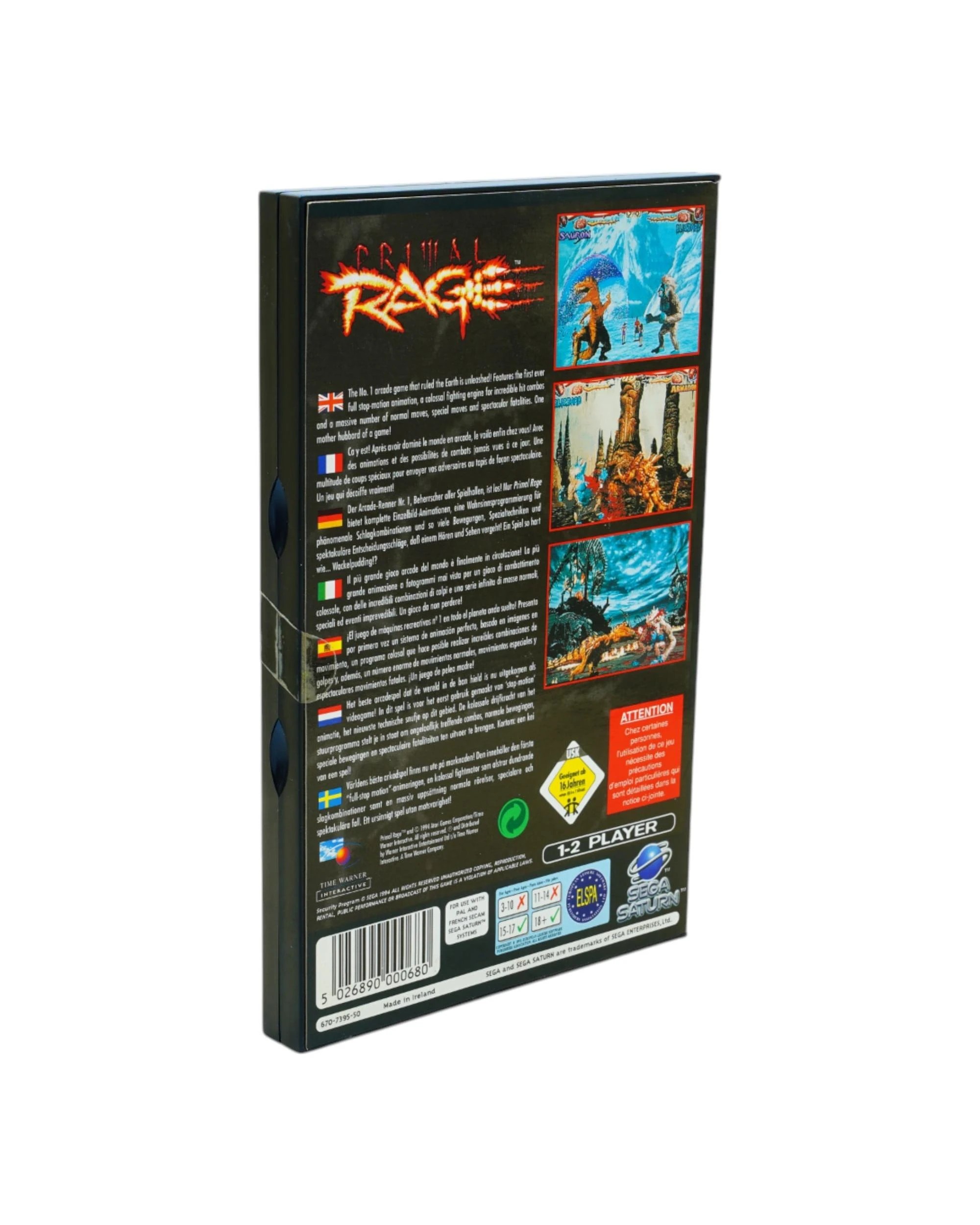 6 Primal Rage - Saturn, 6 of 7