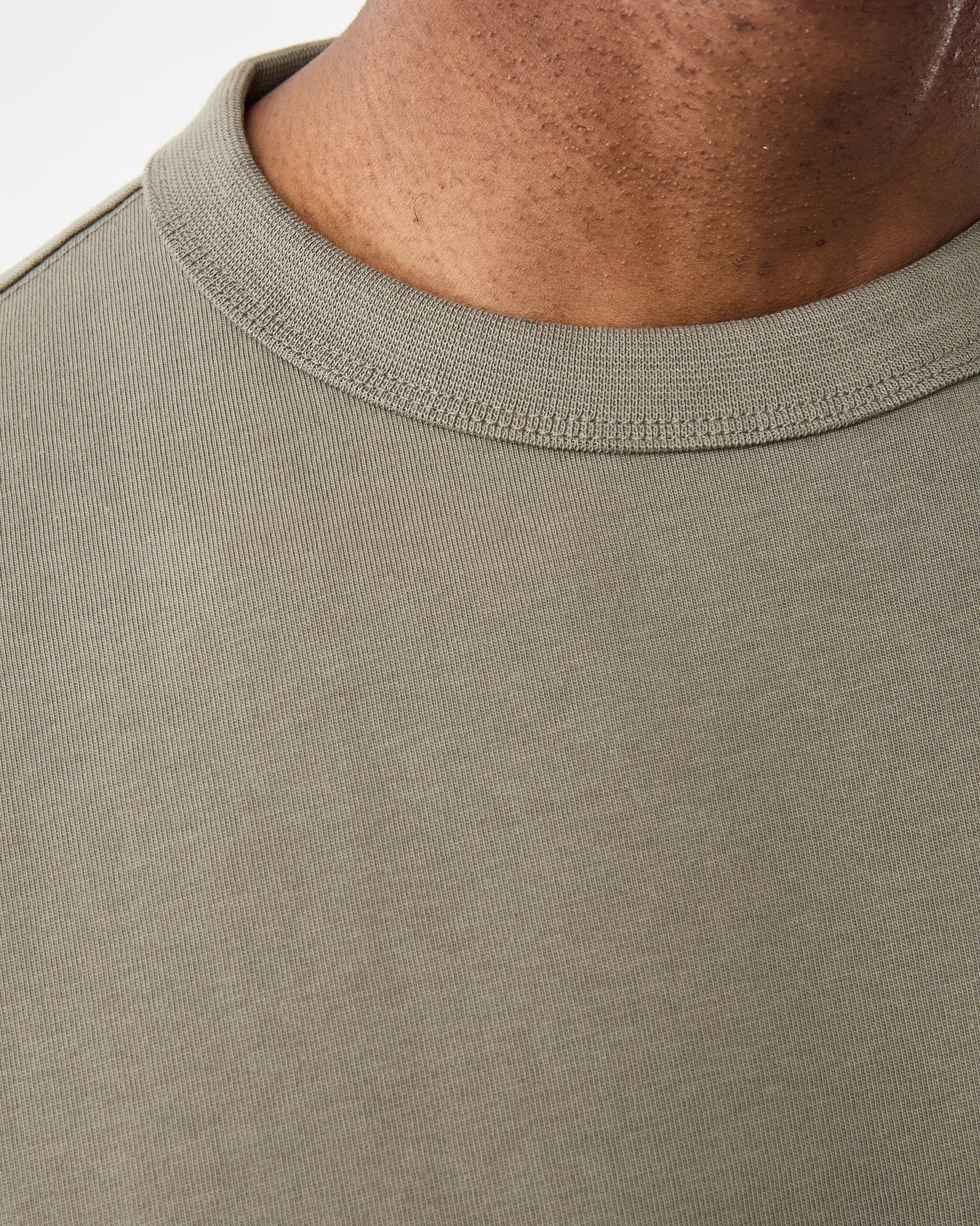 5 Oversized Heavyweight T-shirt Grn Smkolv, 5 of 5