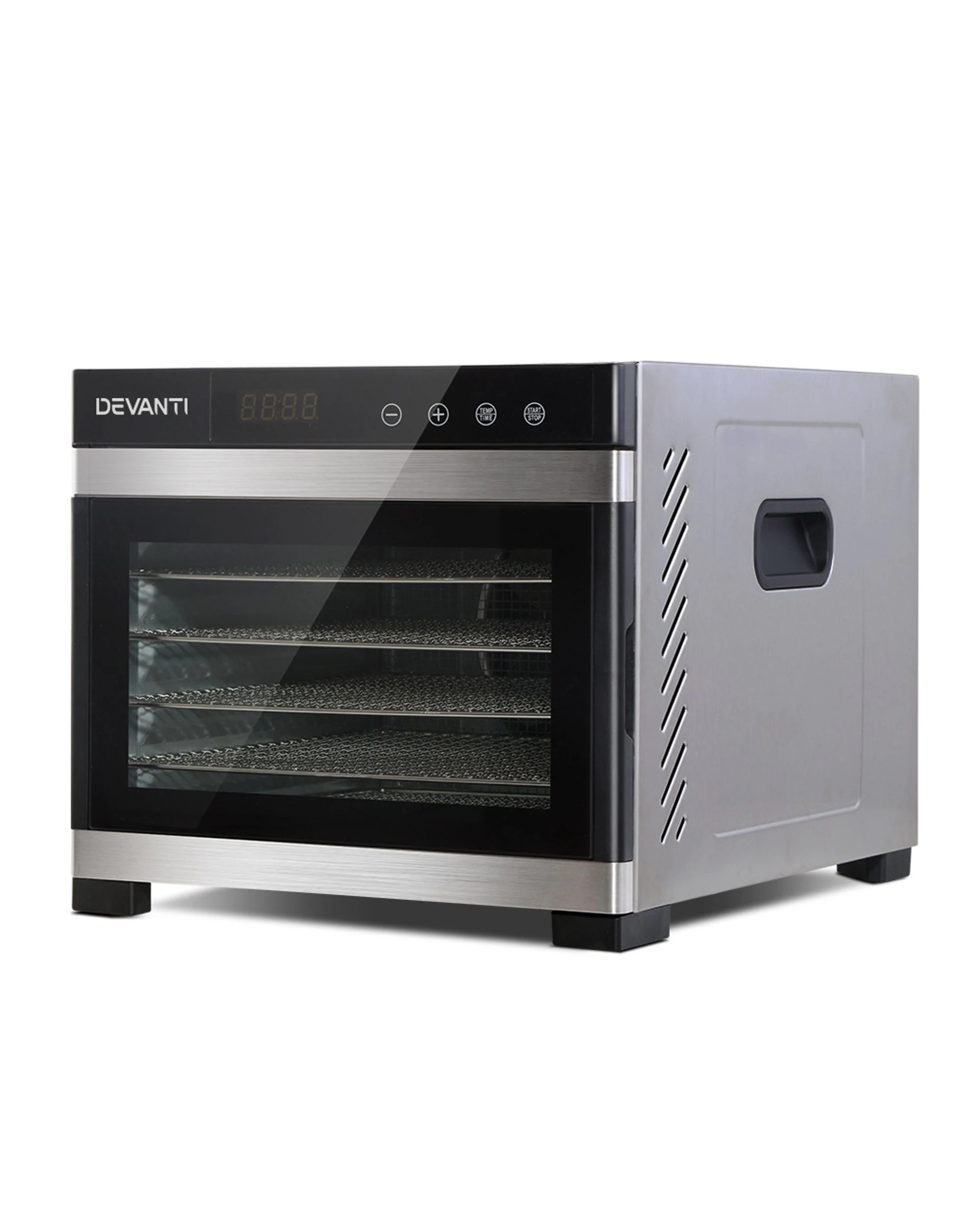 1 Devanti 6 Trays Food Dehydrator Stainless Steel Tray
 - Silver, 1 of 3