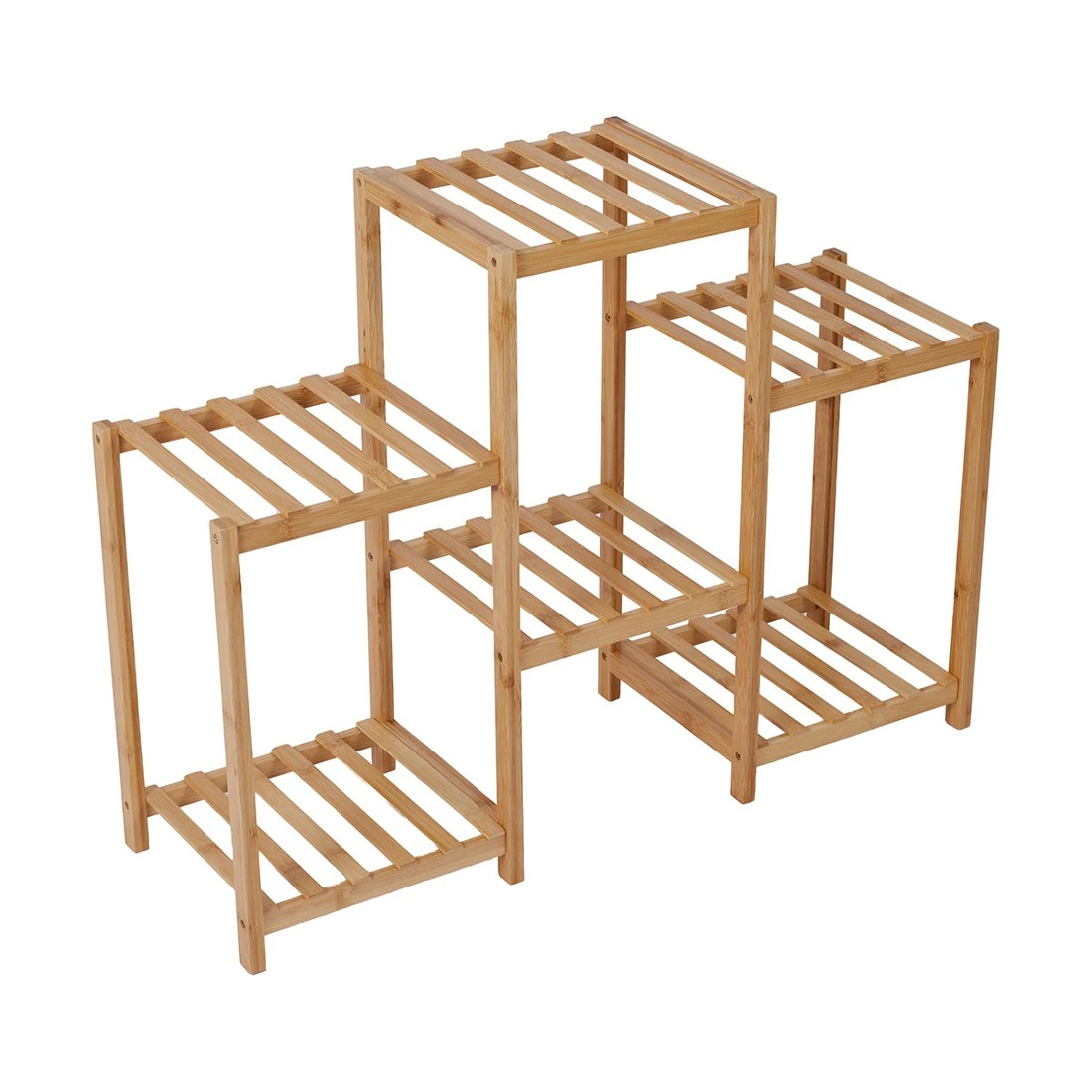 4 Bamboo Tier Plant Stand, 4 of 10