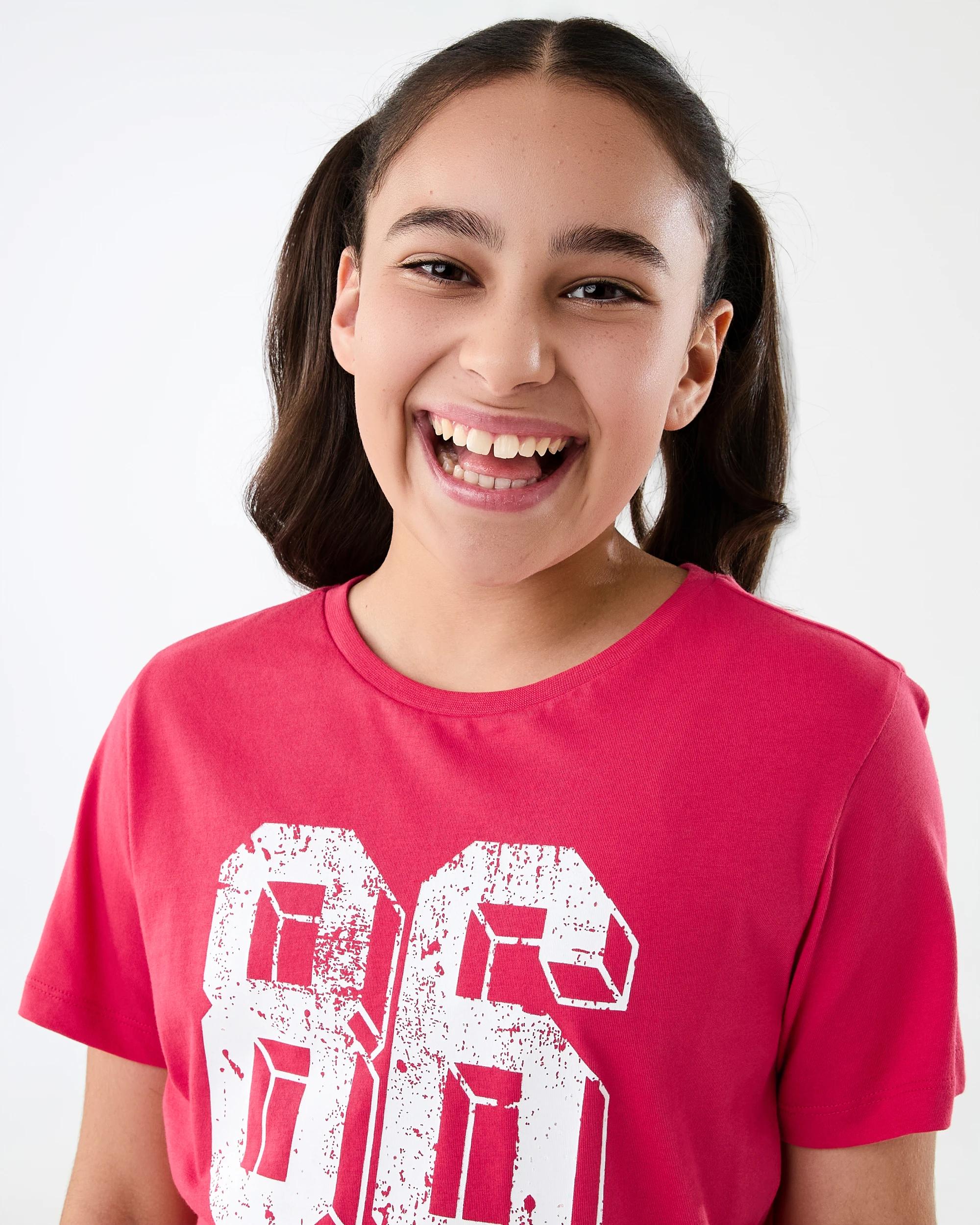 3 Short Sleeve Printed T-shirt Red Number, 3 of 7