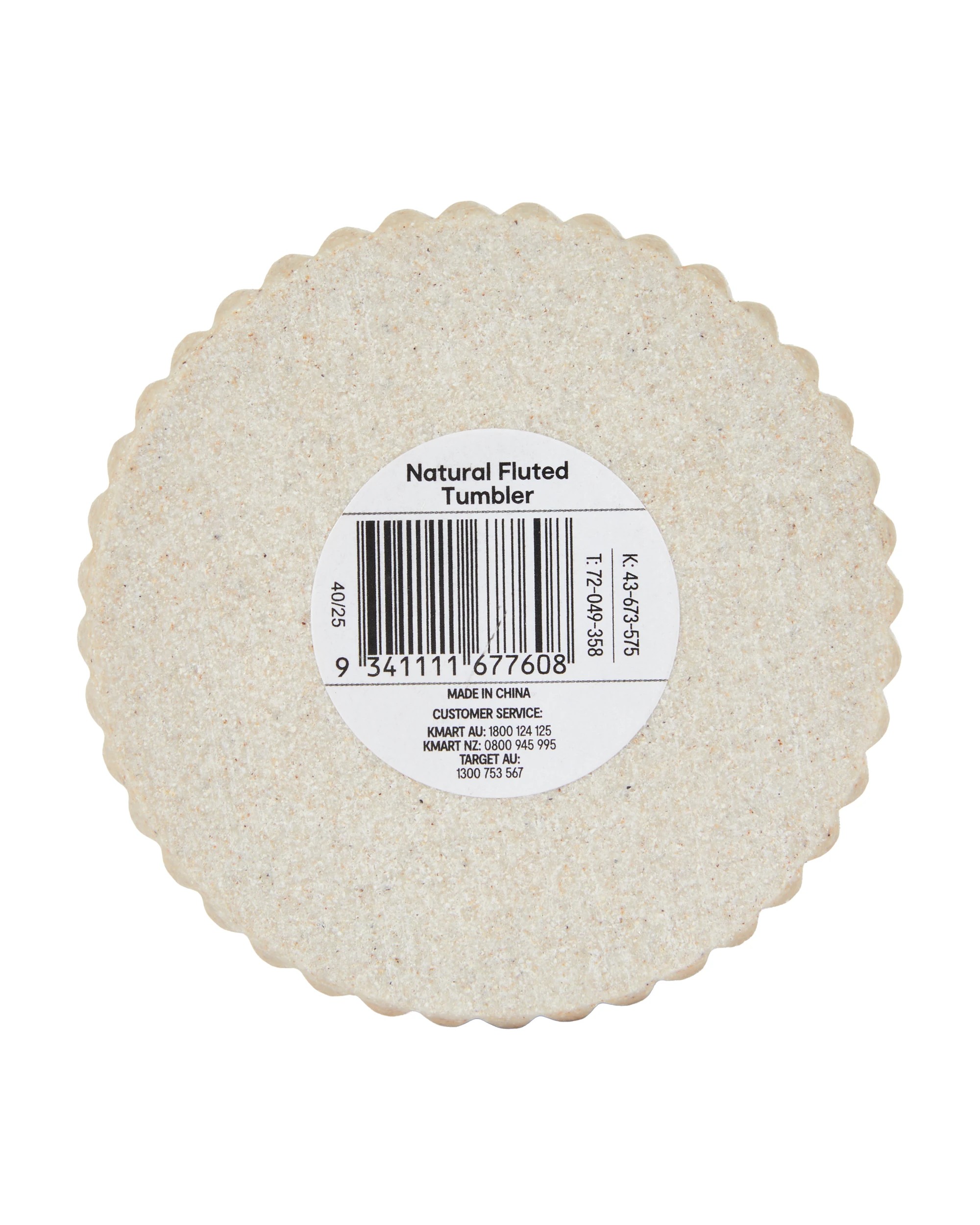 3 Natural Fluted Tumbler, 3 of 3