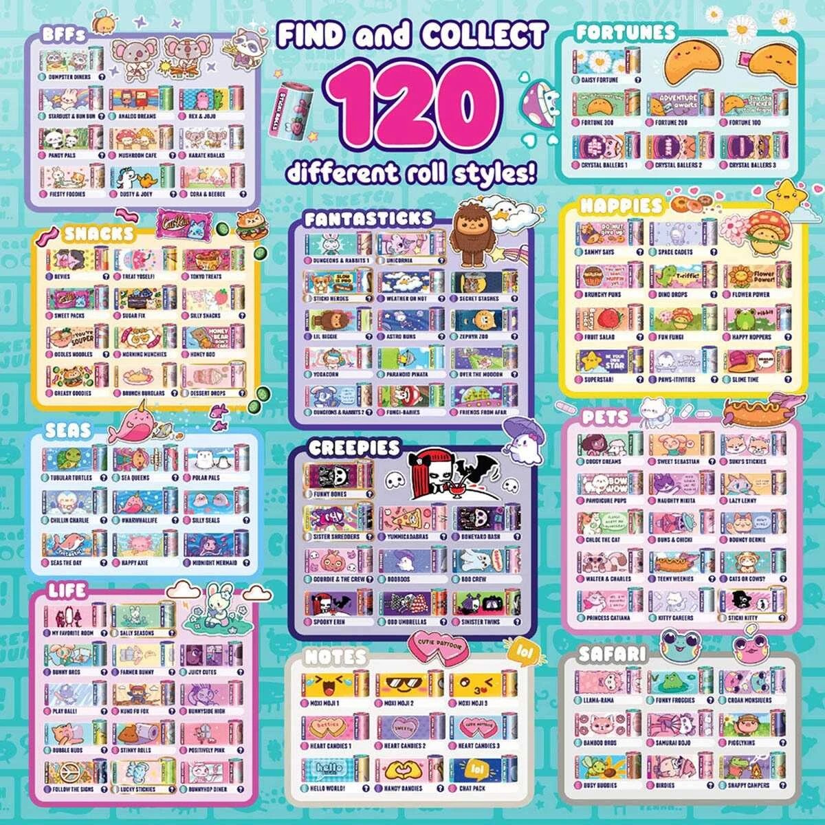 8 Sticki Rolls Sticki Bands Set - Assorted, 8 of 9