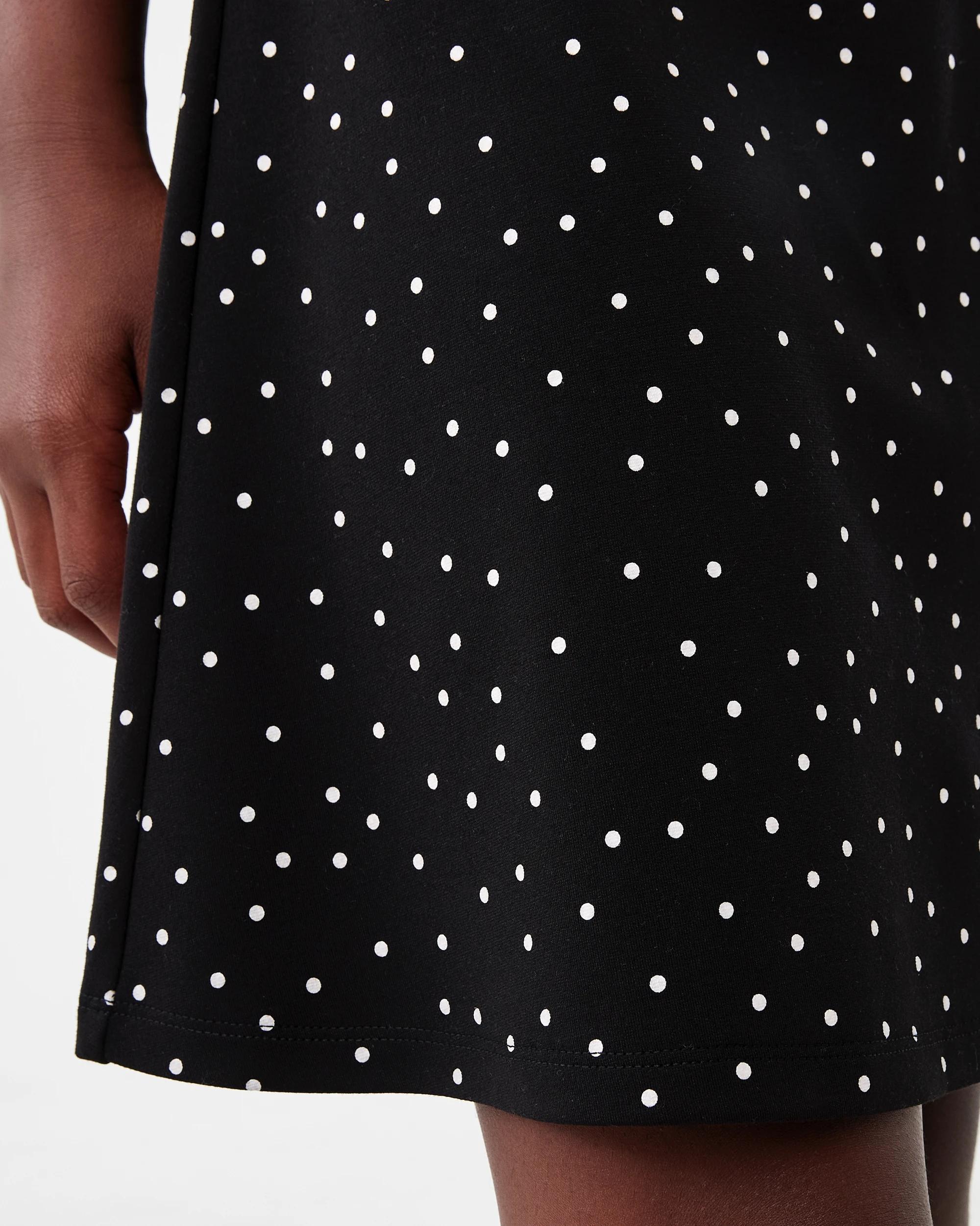 5 Ponte Dress Blck Spots, 5 of 7