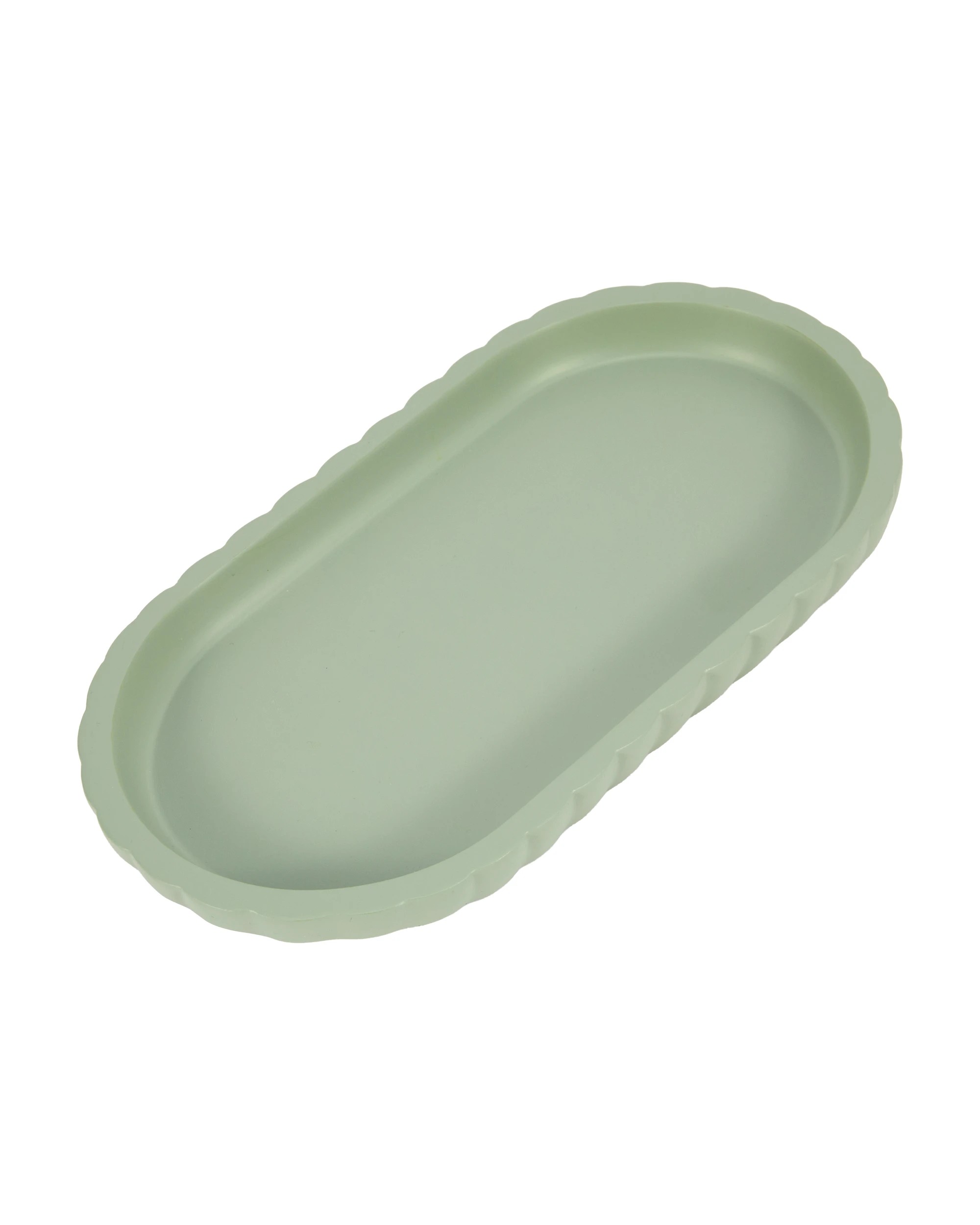 1 Green Swirl Tray, 1 of 4