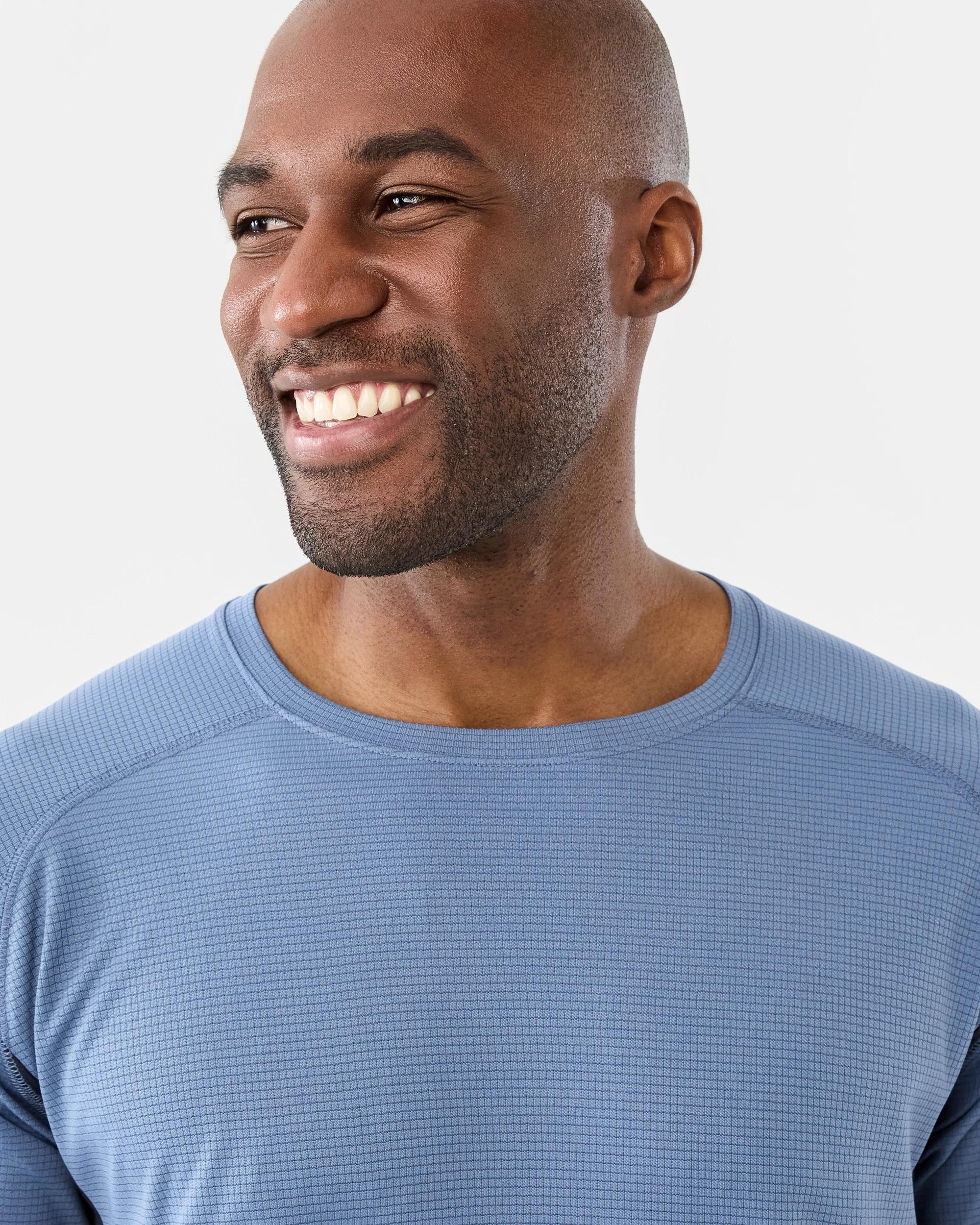 4 Active Mens Performance T-shirt Blue/navy, 4 of 7