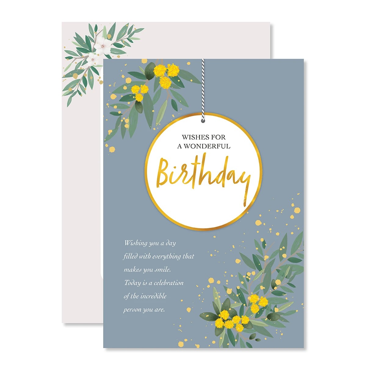1 Hallmark Birthday Card - Wishes for a Wonderful Birthday, 1 of 3