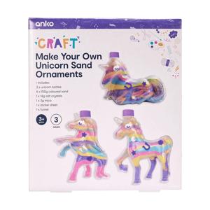 Make Your Own Unicorn Sand Ornaments