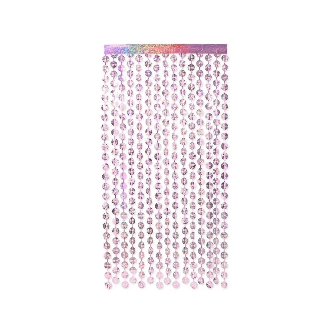 2 Pink Disco Foil Curtain, 2 of 6