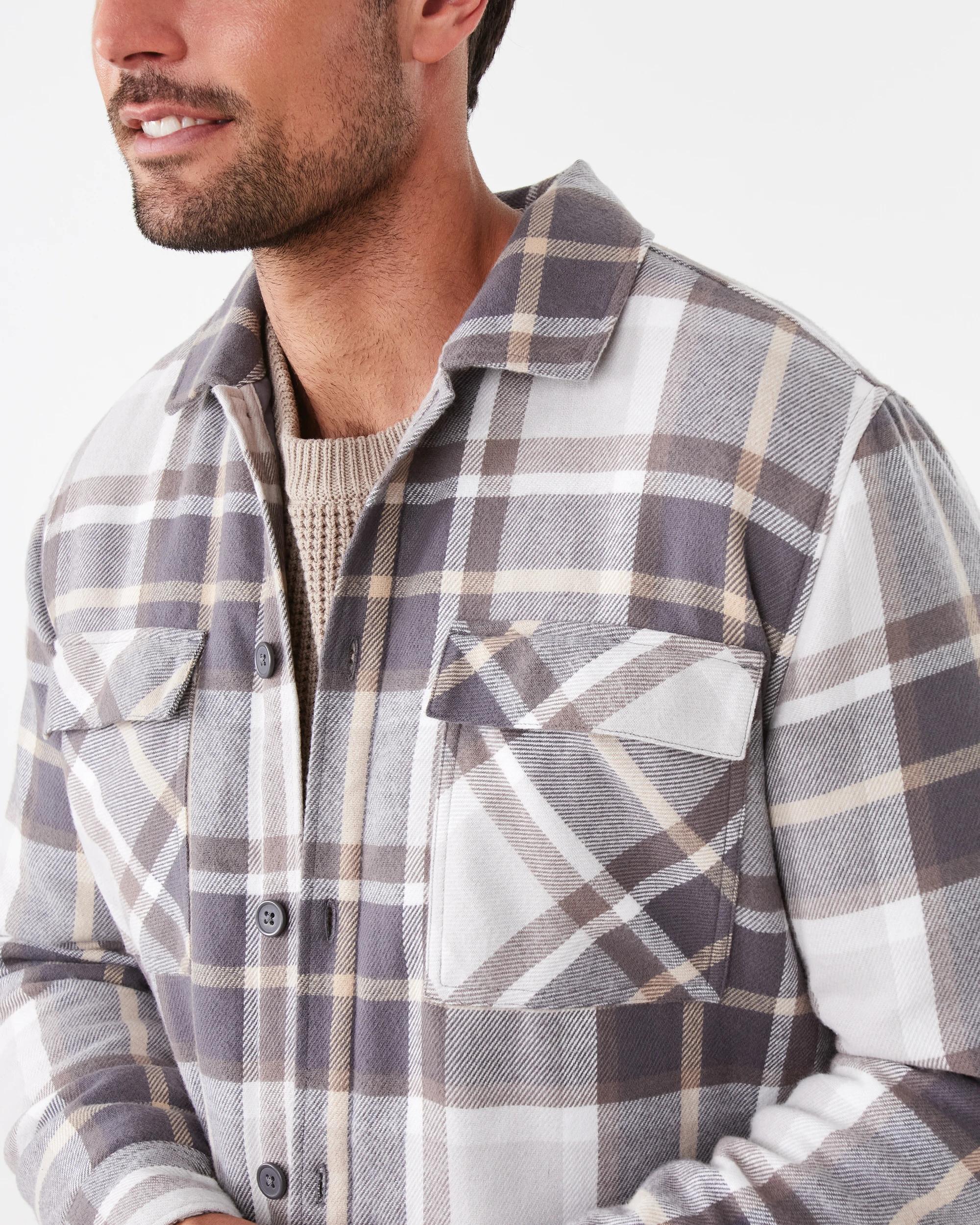 7 Check Shacket Brn Check, 7 of 8