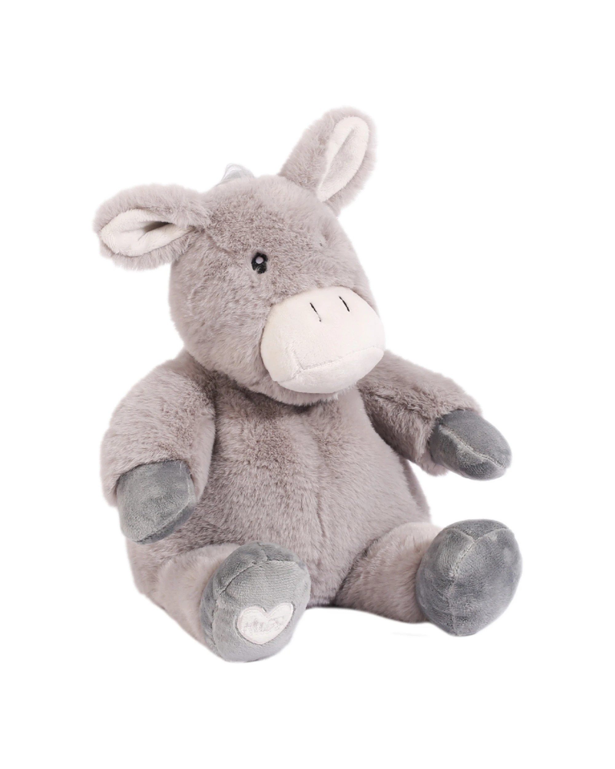 6 Splosh 2pc Toasty Hugs Diego Donkey Soft Plush Baby Toy 35cm - Grey, 6 of 6