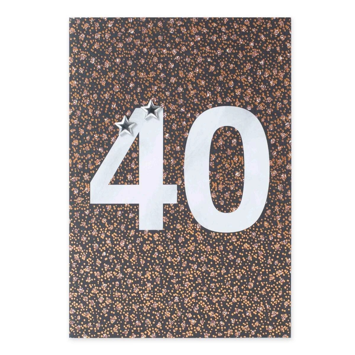 3 Connections from Hallmark 40th Birthday Card - Copper Foil, 3 of 3