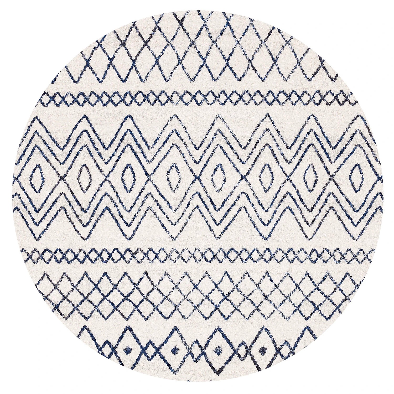 2 Common Ground Rugs Bluebay 453 200x200cm - Medium Round Rug - Natural, 2 of 5
