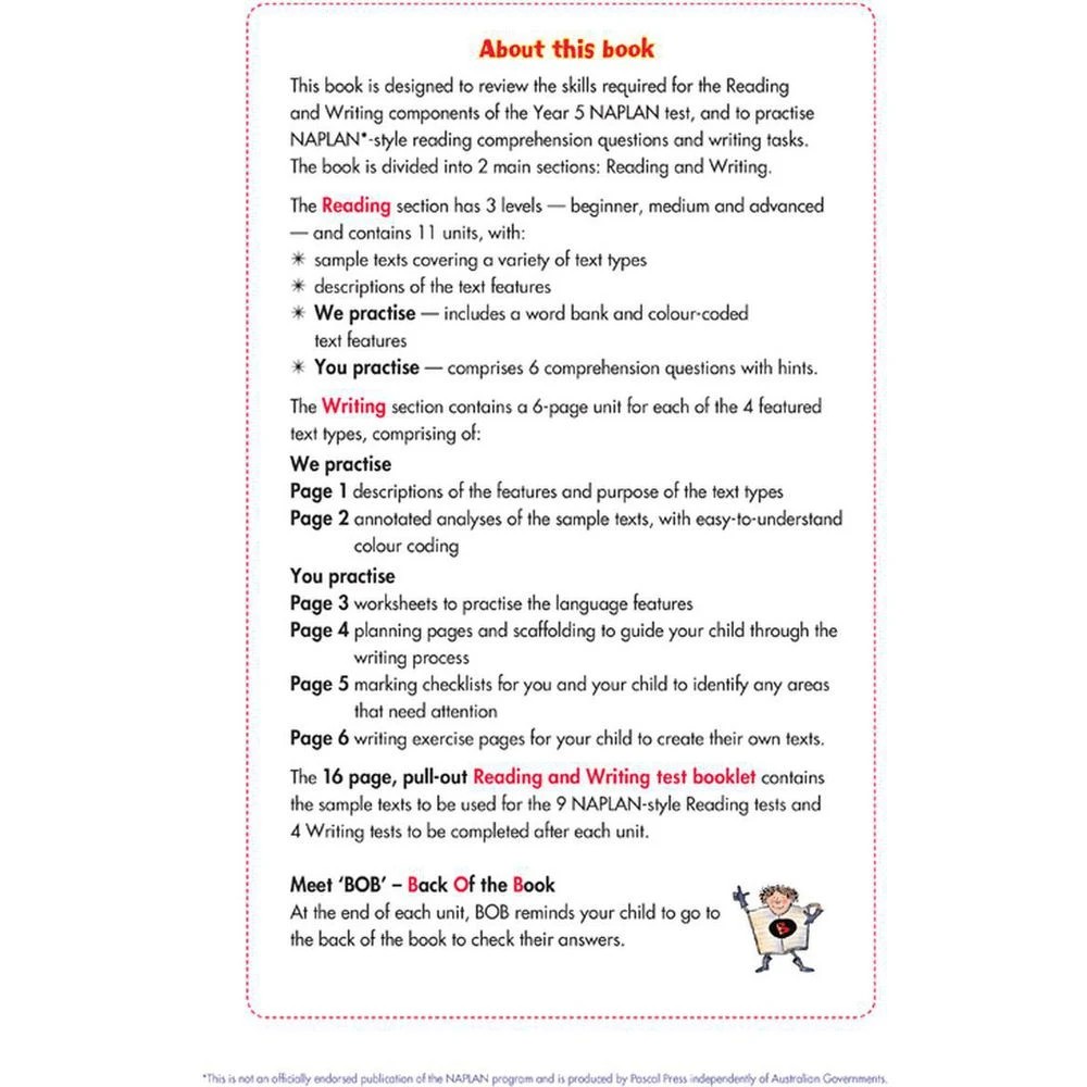 2 Blake's Back to Basics Year 5 NAPLAN Reading & Writing, 2 of 5