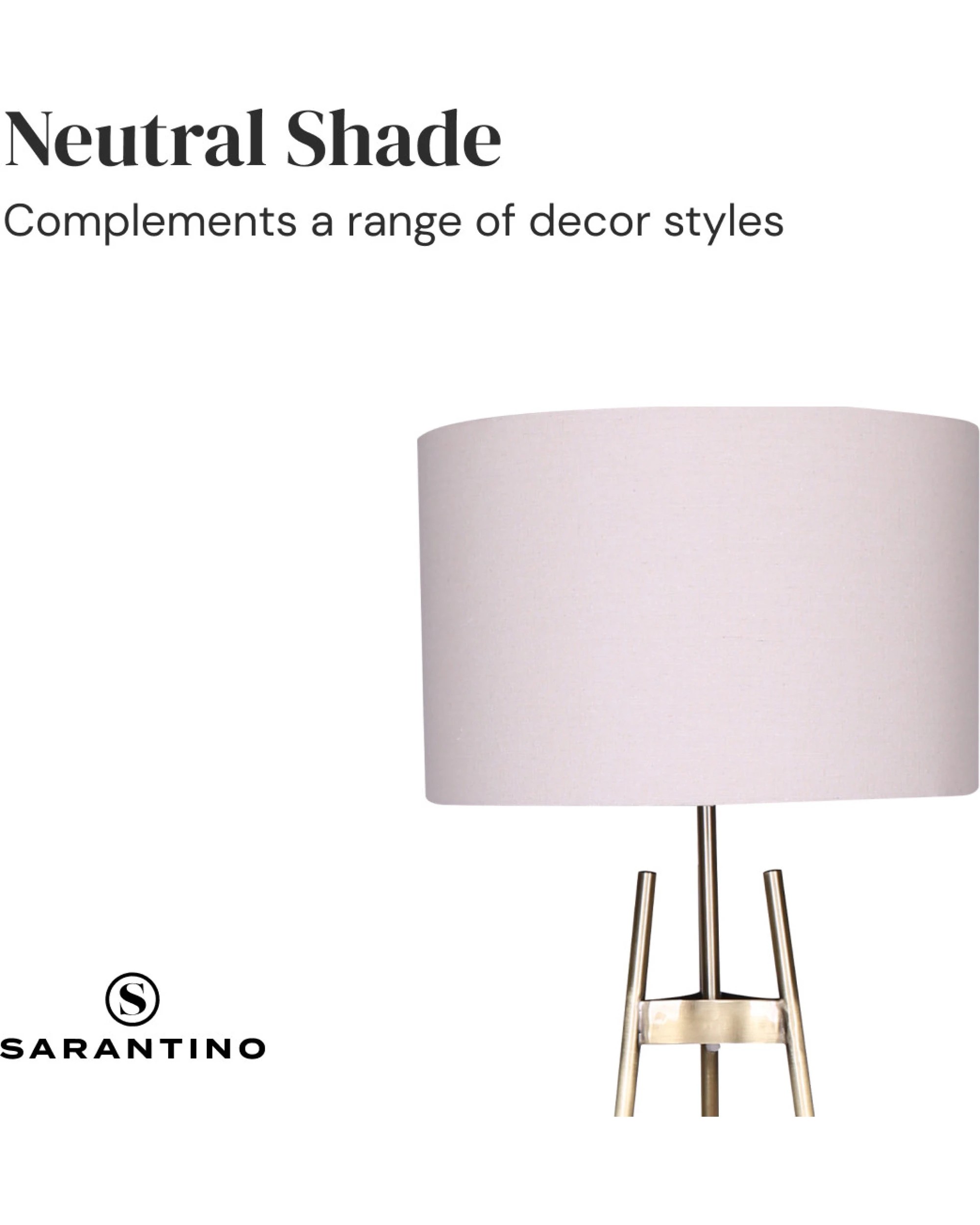 9 Sarantino Gradient Tripod Floor Lamp, 9 of 10