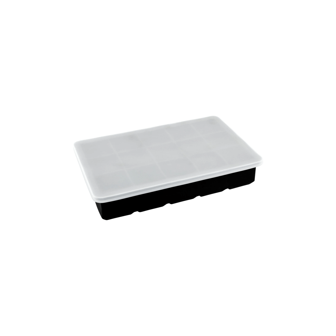 3 Maxwell & Williams Cocktail And Co. Ice Cube Tray With Lid 15 Ice Cubes
 - Black, 3 of 3